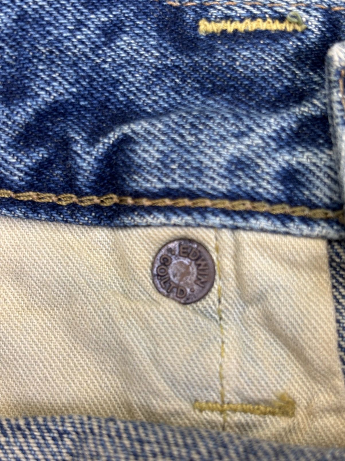 Edwin 💥Wide Rusty Selvedge💥Vtg Edwin 505X Medium Wash Jeans F986 Size US 30 / EU 46 - 12 Thumbnail