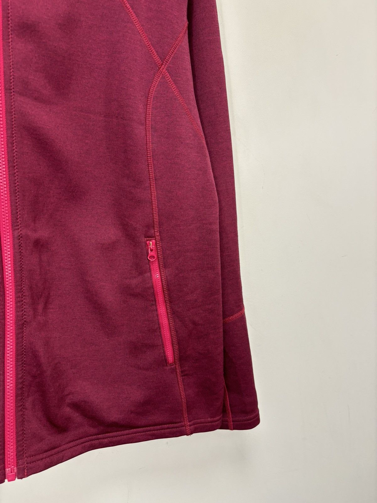 Other Engelbert Strauss Women’s Burgundy Red Work Fleece Jacket Size XL / US 12-14 / IT 48-50 - 7 Thumbnail