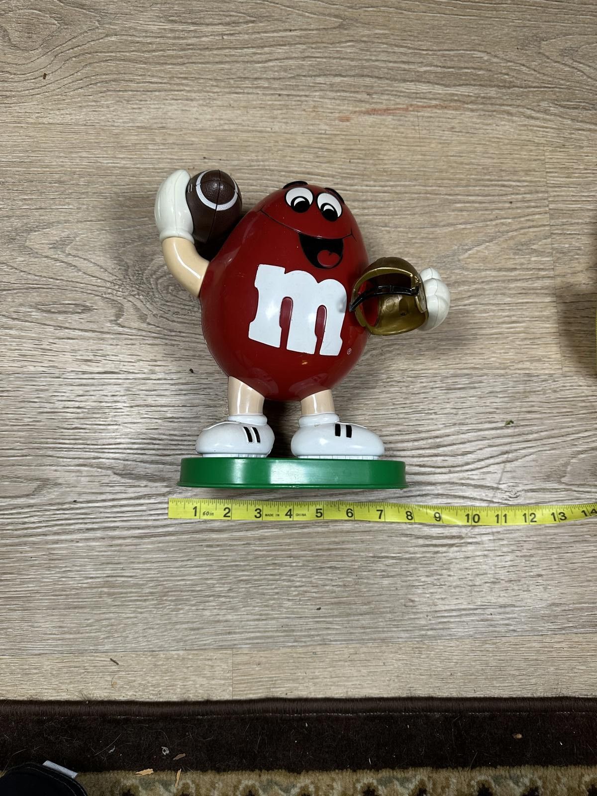 Other Vintage 1995 M&M Football & Gold Helmet Red Candy Dispenser Size ONE SIZE - 8 Thumbnail