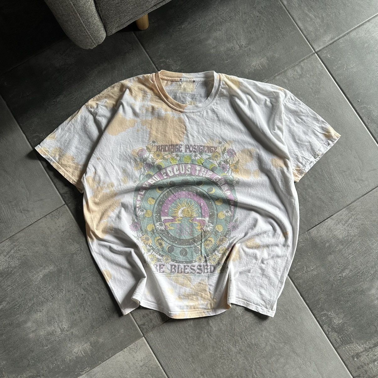 Japanese Brand × Vintage Vintage Japanese Style Paradise Positive Be Blessed T-shirts Size US XL / EU 56 / 4 - 3 Thumbnail