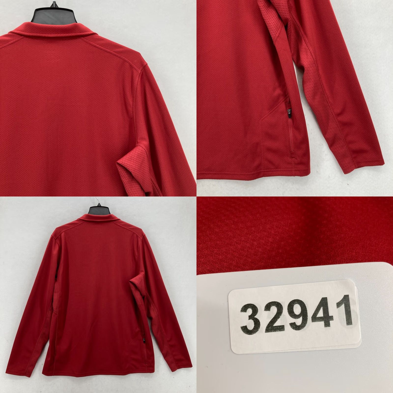 Nike Nike Dri-Fit 1/4 Zip Pullover Mens XL Red Philadelphia 76ers Sweatshirt Size US XL / EU 56 / 4 - 9 Thumbnail