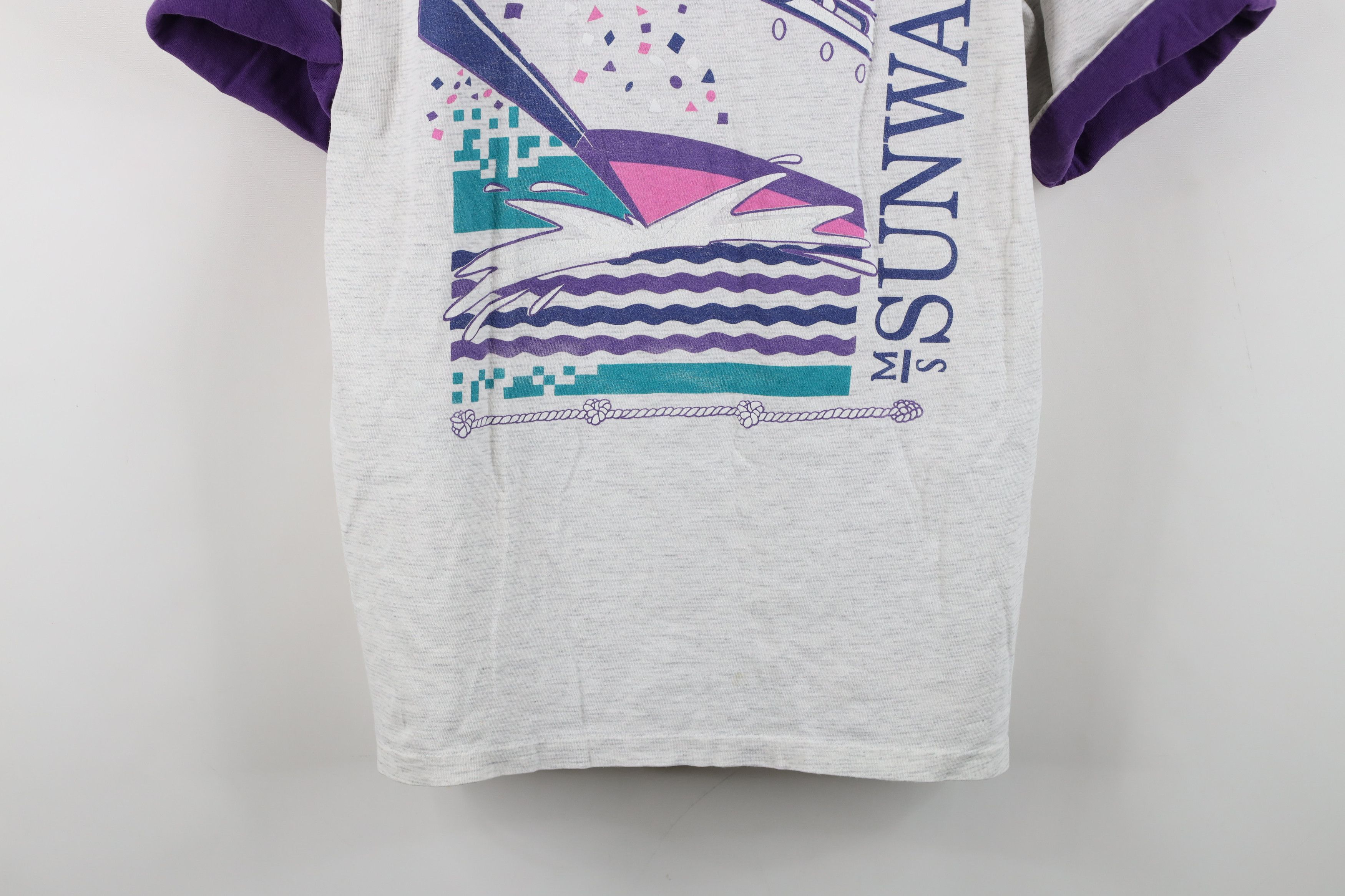 Vintage Vintage 90s Streetwear MS Sunward Cruise Ship T-Shirt USA Size L / US 10 / IT 46 - 3 Thumbnail
