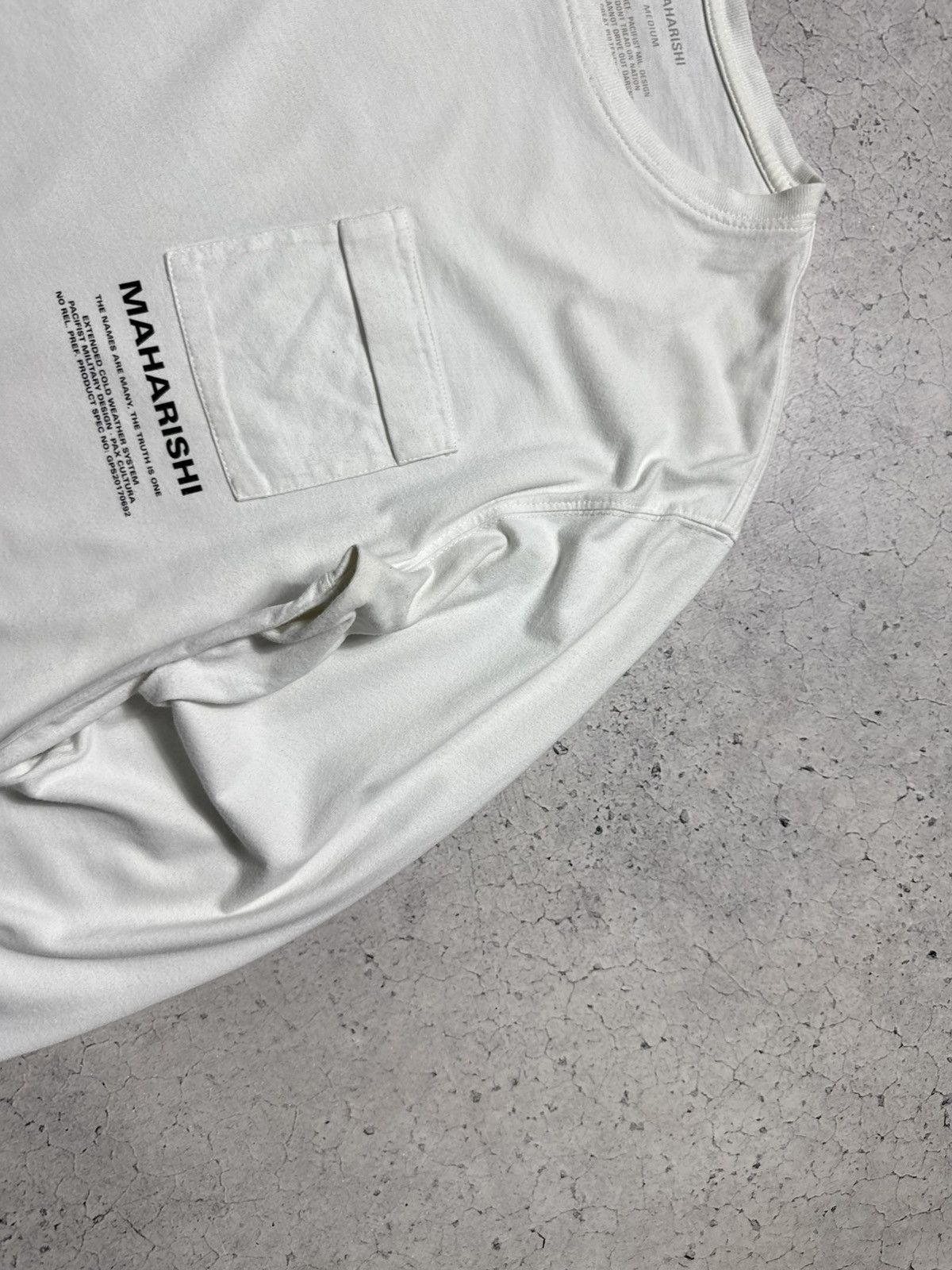 Maharishi Maharishi Long Sleeve White Japanese Size US M / EU 48-50 / 2 - 5 Thumbnail