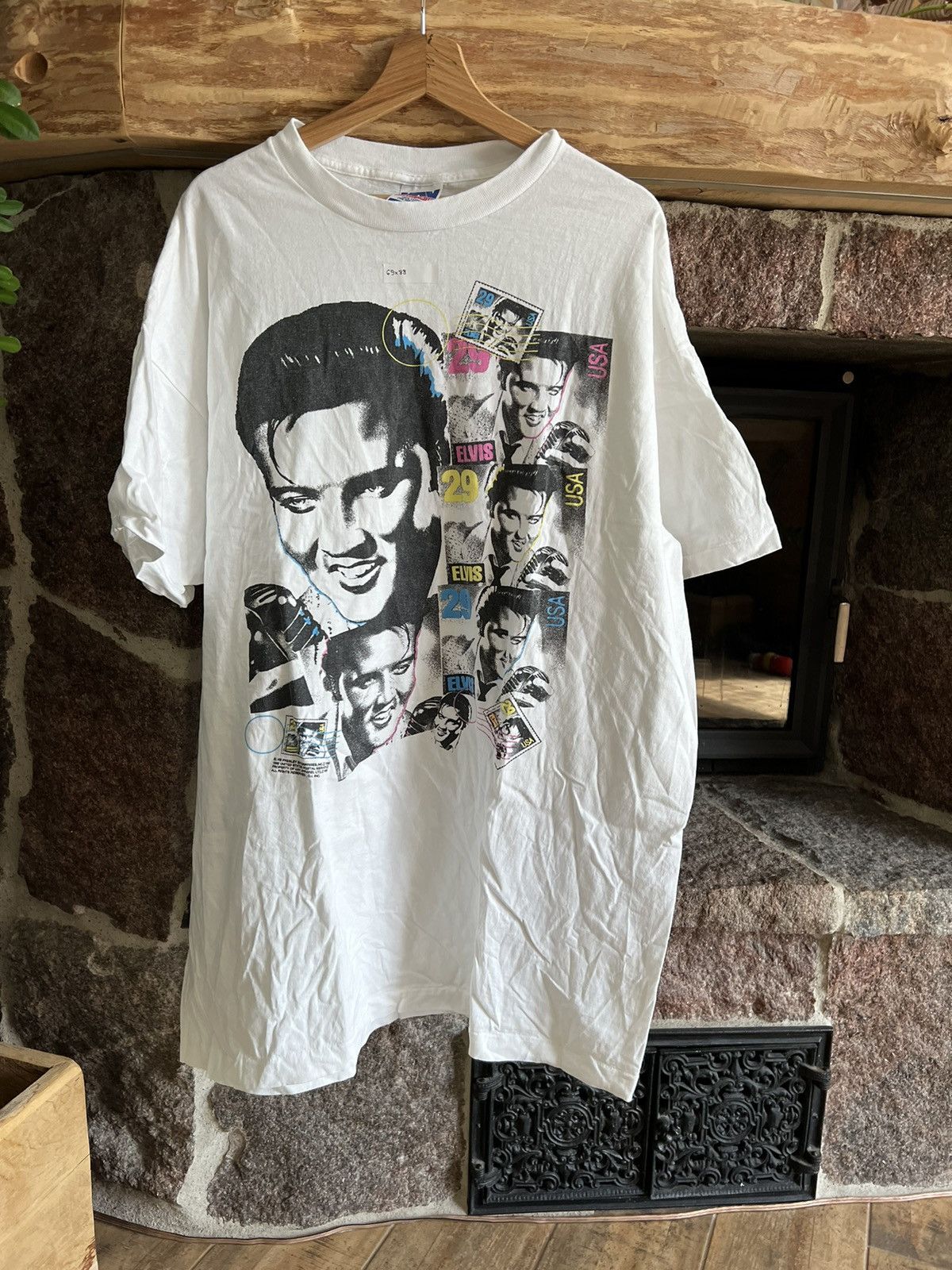 Vintage Elvis presley, 1992 t-Shirt tee tis , XXXL Size US XXL / EU 58 / 5 - 1 Thumbnail