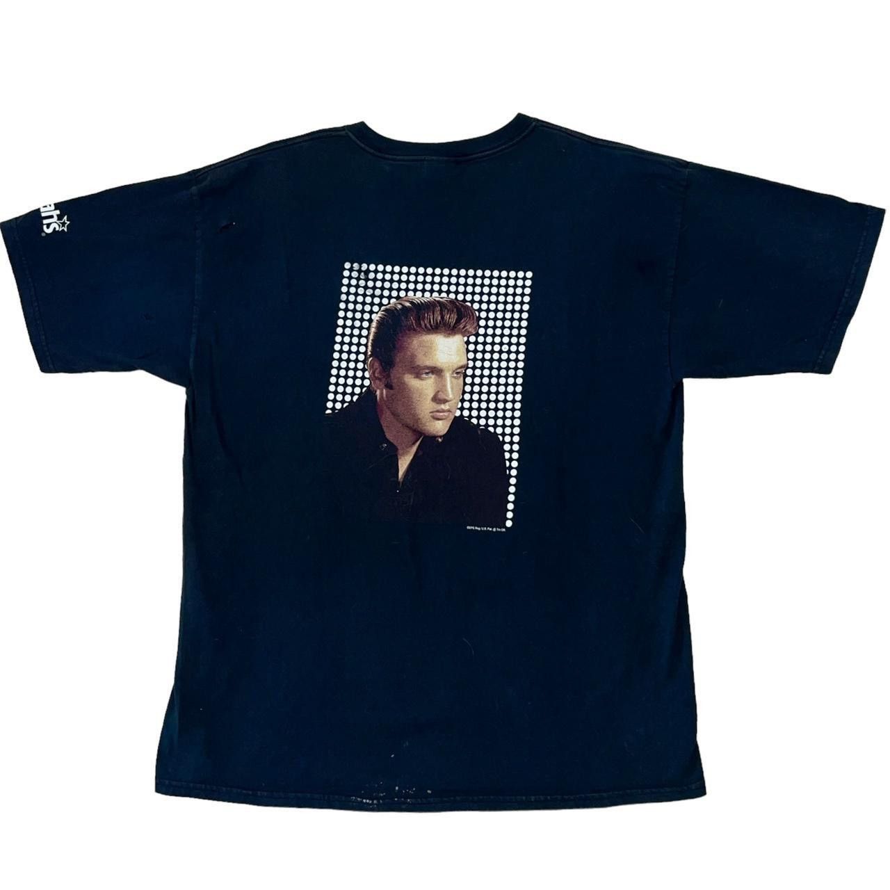 Band Tees × Gildan × Vintage Vintage 90’s Elvis Presley Harrah’s Casino Graphic T-shirt Size US XL / EU 56 / 4 - 1 Thumbnail