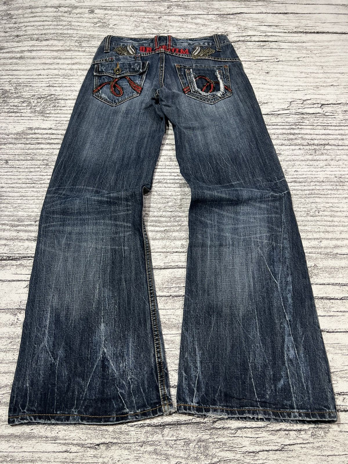 Number (N)ine × Undercover 2000s Archival Y's Hysteric Cdg Japanese Flare Jeans y2k Lgb Size US 28 / EU 44 - 1 Thumbnail