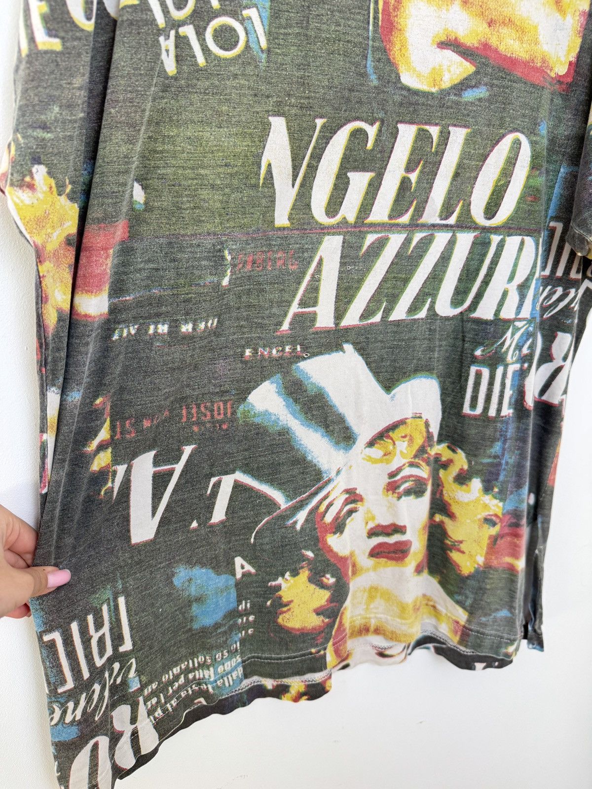 Band Tees × Vintage RARE!!! Vintage 90's Marilyn Monroe Over Print T-Shirt Size US XL / EU 56 / 4 - 6 Thumbnail