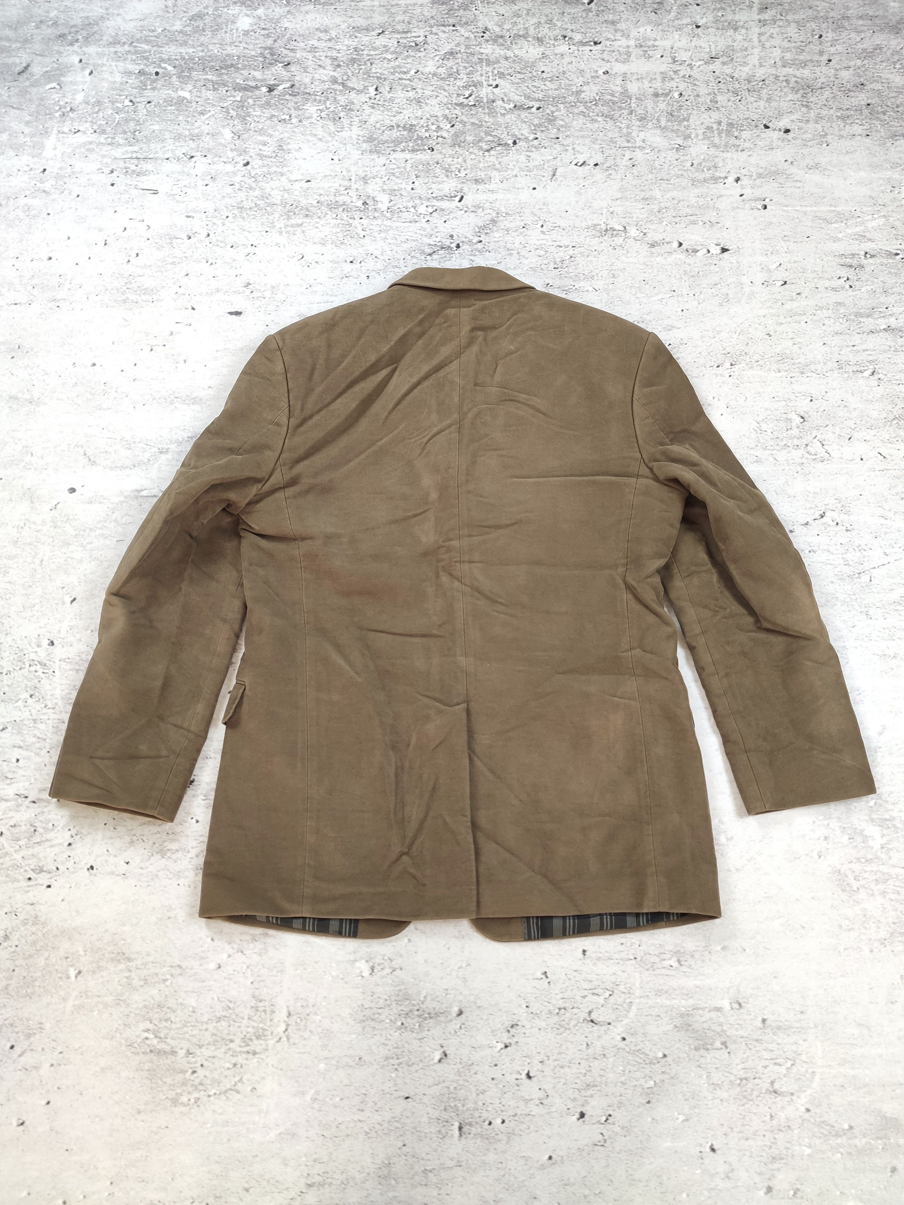 Balmain × Vintage Balmain Paris men blazer cotton jacket brown elegant Size 52R - 14 Thumbnail