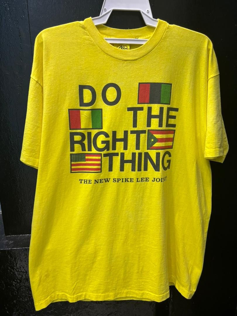Vintage VINTAGE 90s acres and a mule spike lee single stitch tee Size US XL / EU 56 / 4 - 1 Thumbnail