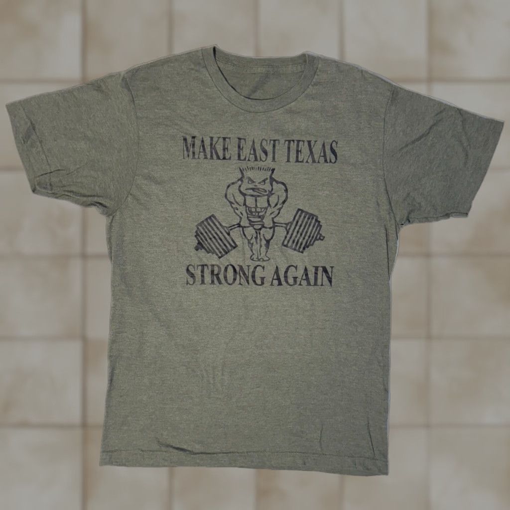 Gildan Gildan T-Shirt Men Logo Short Sleeve Crew Neck Green Cotton Regular Size M Vintage No - Logo tshirt Easy Care All Seasons Machine Washable Size US M / EU 48-50 / 2 - 1 Thumbnail