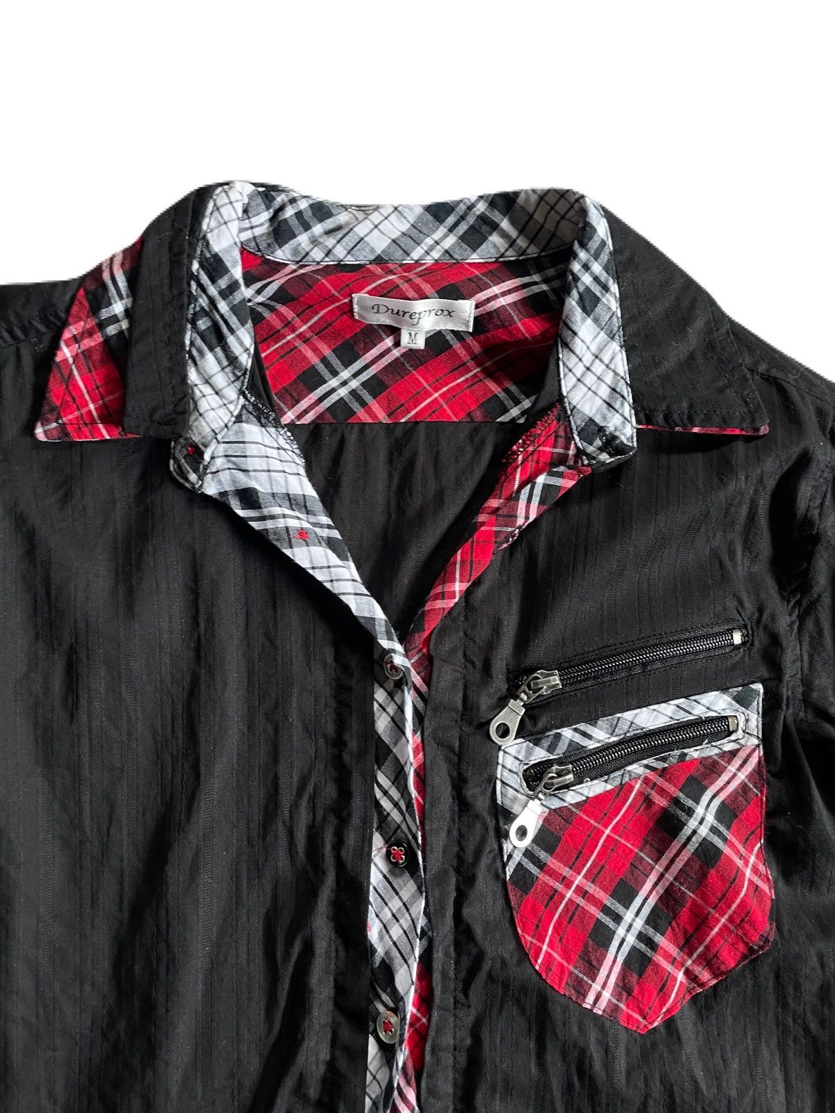 If Six Was Nine 2000s Japanese archive Vkei Layered Zip 3/4 Sleeve Shirts Size US S / EU 44-46 / 1 - 5 Thumbnail