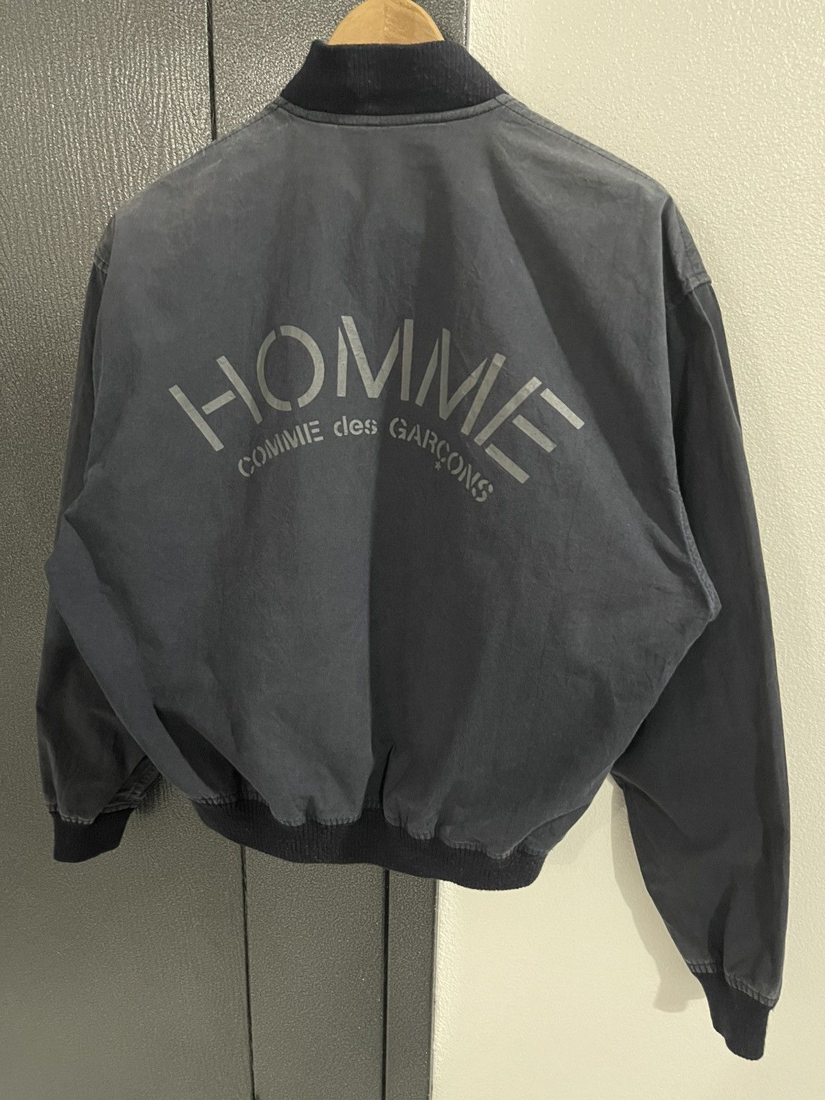 comme des garcons homme 80s ワークジャケット Very Rare,Vintage 80s Comme Des Garcons Homme Bomber Jacket
