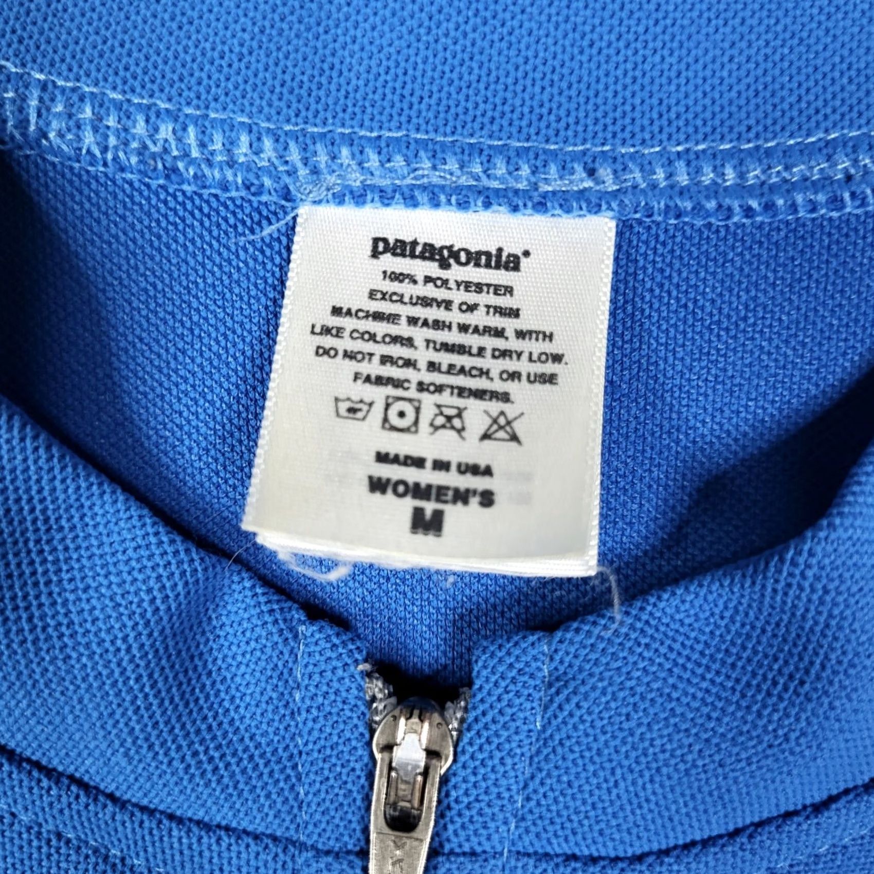 Patagonia Patagonia Tank Women's Blue 1/2 Zipper Back Pocket Size M Sleeveless Regular Fit Size M / US 6-8 / IT 42-44 - 2 Thumbnail