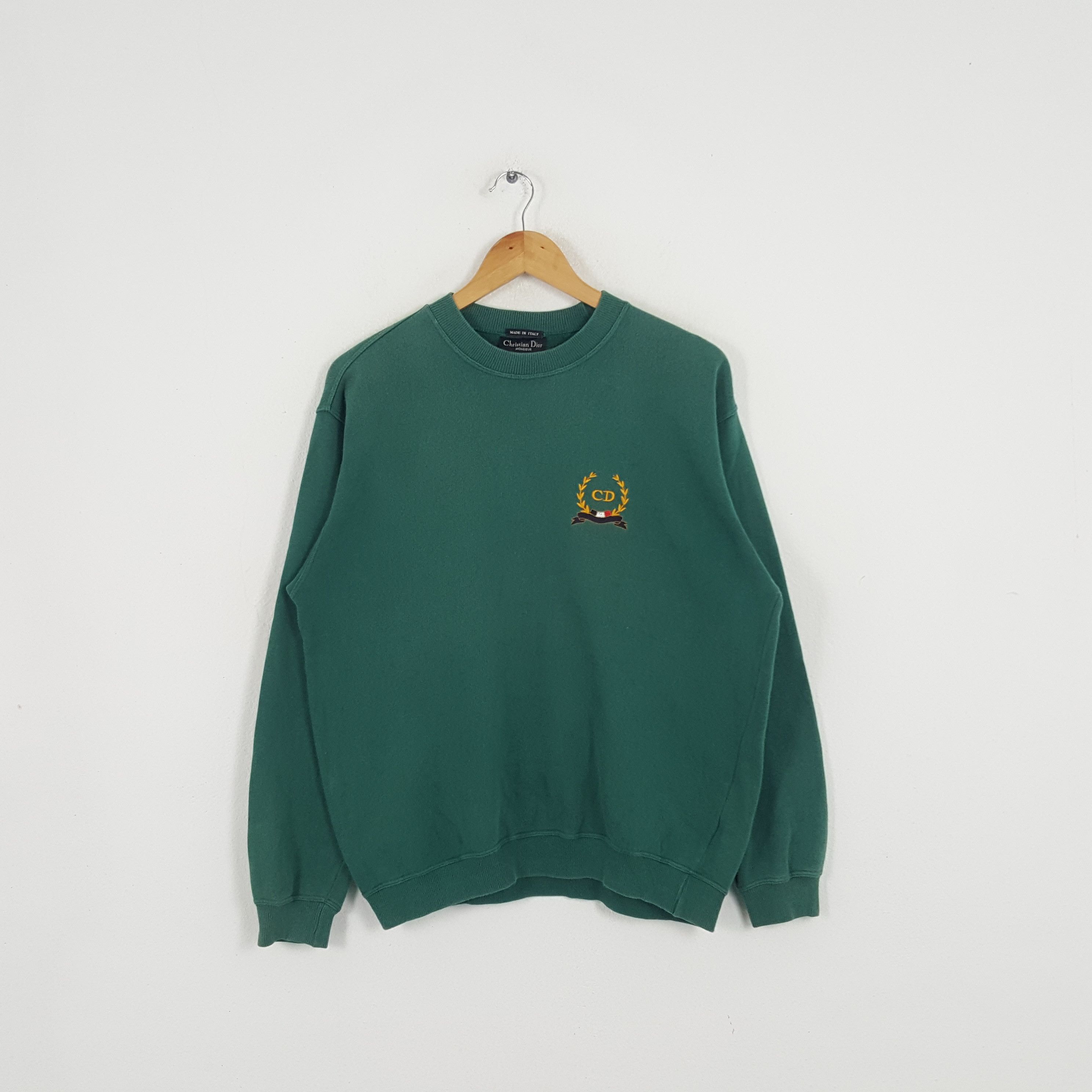Christian Dior Monsieur × Vintage Vintage Christian Dior Italian Designer Sweatshirt Size US M / EU 48-50 / 2 - 1 Thumbnail