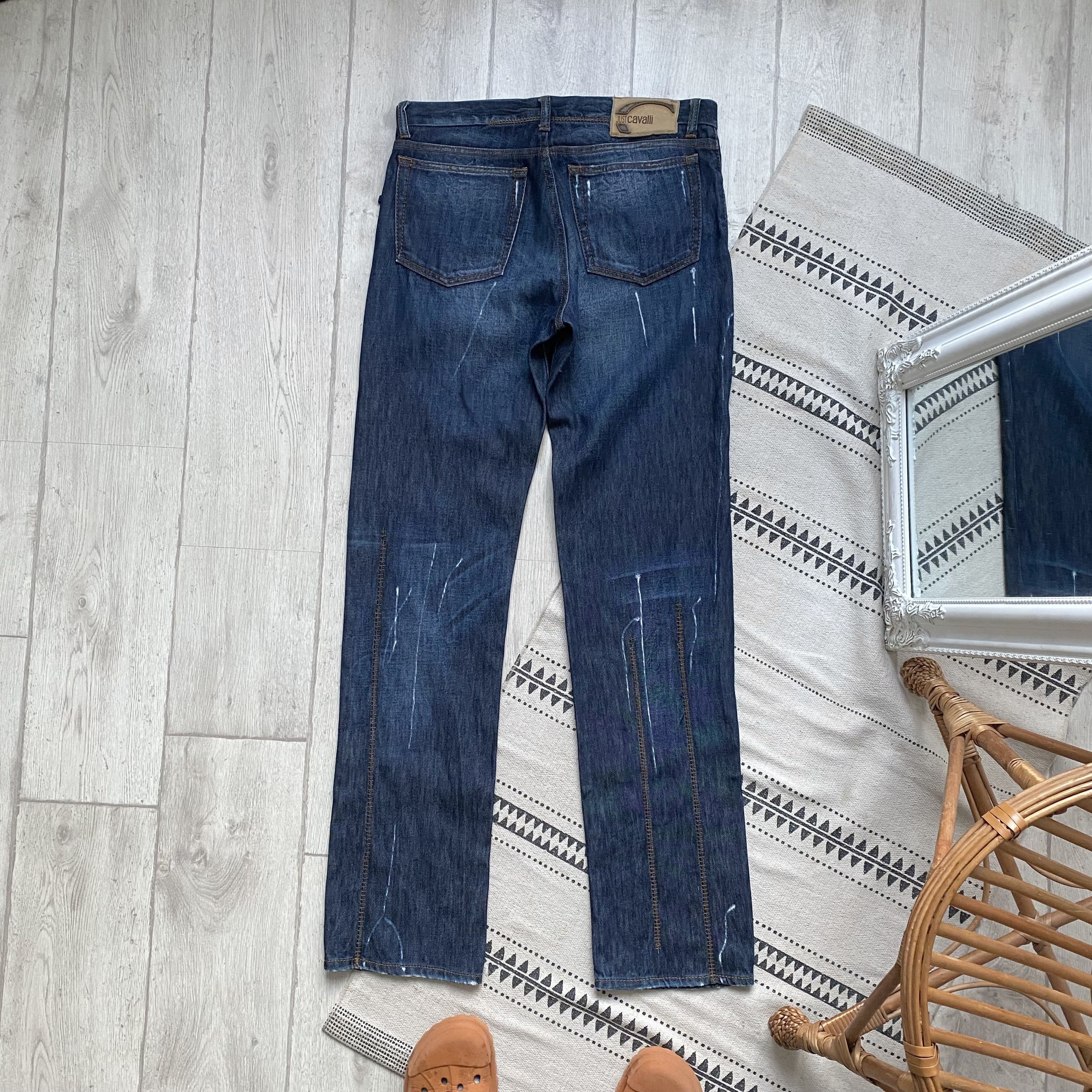 Just Cavalli Luxury RARE Just Cavali Denim distressed jeans Size US 32 / EU 48 - 11 Thumbnail