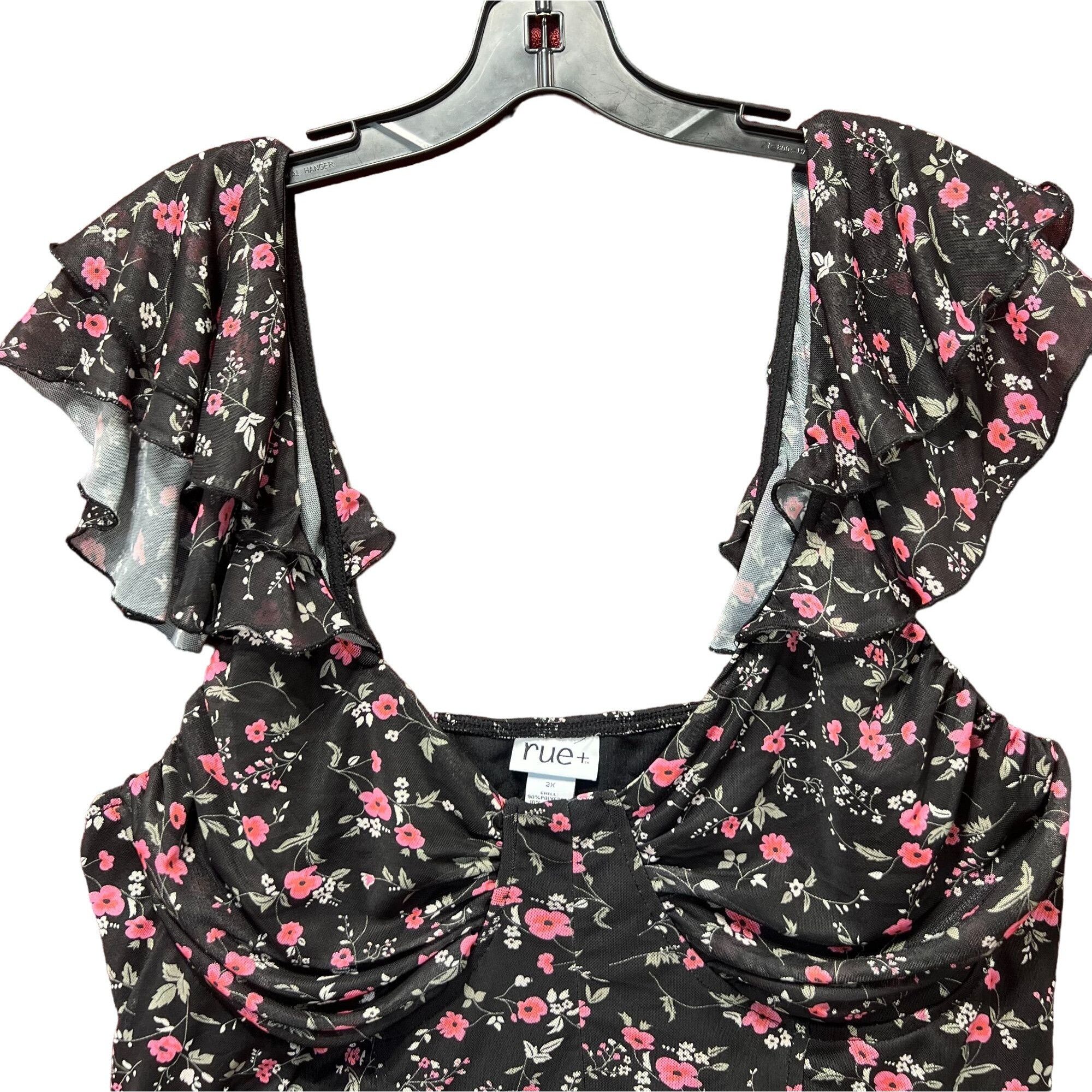 Other Rue + - Women's Tank Top - Black - 2X Size XXL / US 16-18 / IT 52-54 - 8 Thumbnail