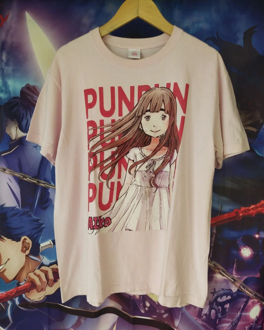 Anime Goodnight Punpun Aiko Big Print Anime Manga Tees Size US L / EU 52-54 / 3 - 1 Thumbnail