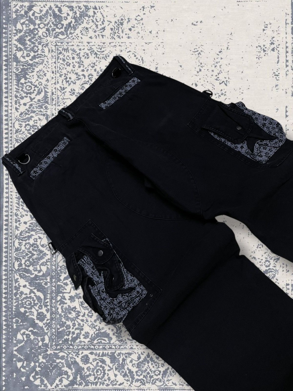 Designer × Japanese Brand × Vintage Vintage Japan Designer Traditional Karakuri Cargo Utility Size US 34 / EU 50 - 16 Thumbnail