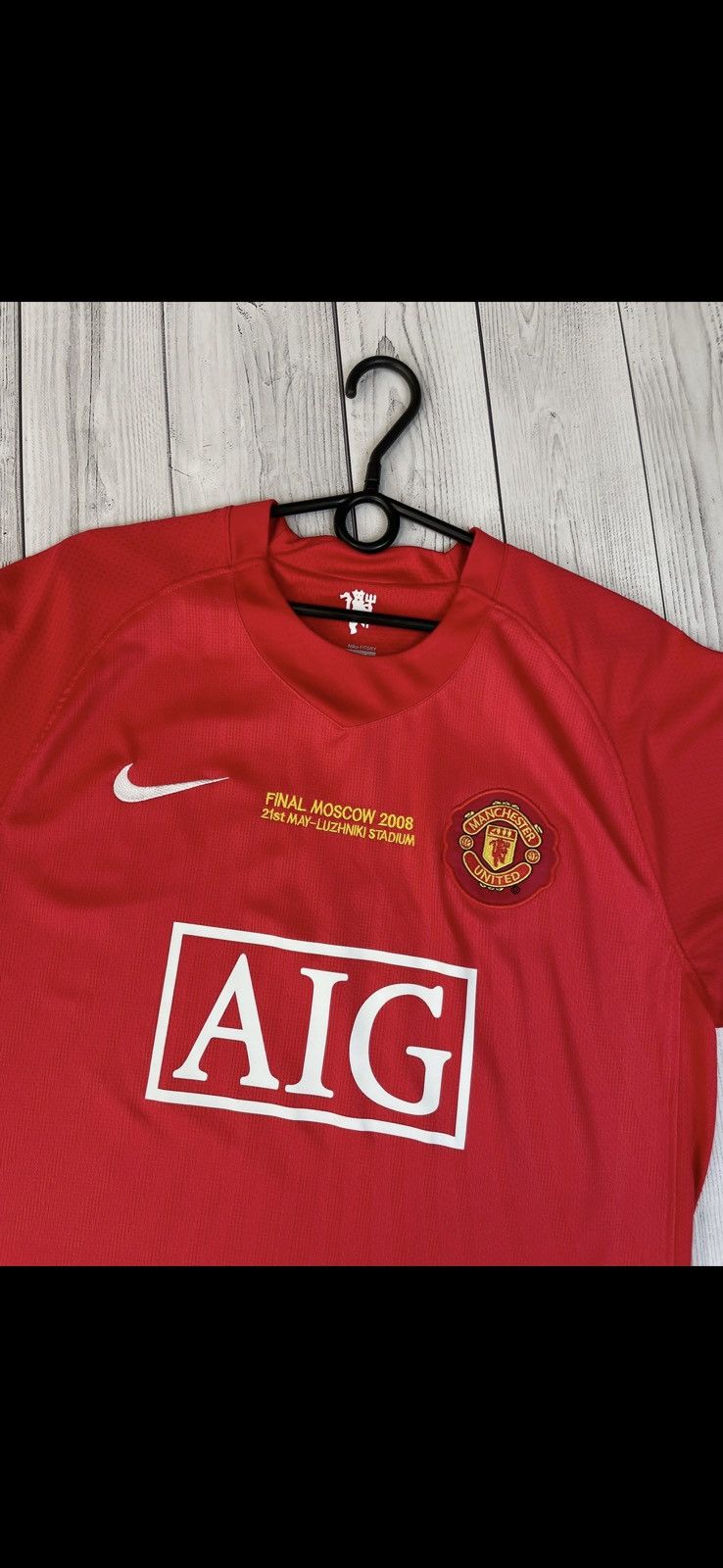Vintage Vintage Manchester United soccer ronaldo 7 size L red devils Size US L / EU 52-54 / 3 - 3 Thumbnail