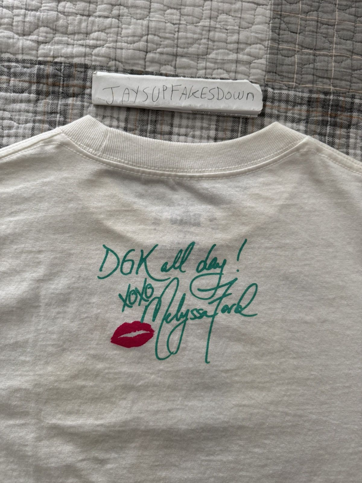 DGK DGK x Melyssa Ford collab t shirt small white 2010 Size US S / EU 44-46 / 1 - 4 Thumbnail