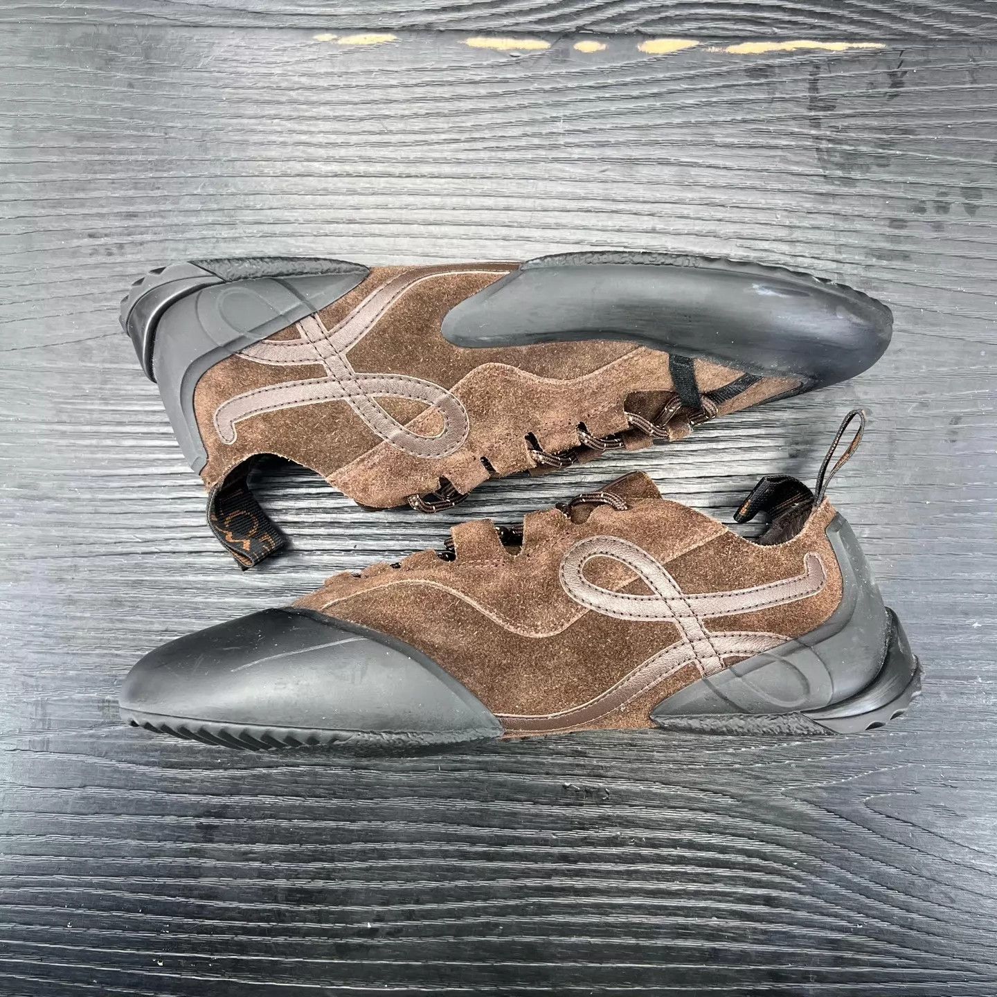 Loewe LOEWE Grip Dark Brown Suede Climbers 40 2x Worn Size US 9.5 / EU 42-43 - 2 Thumbnail