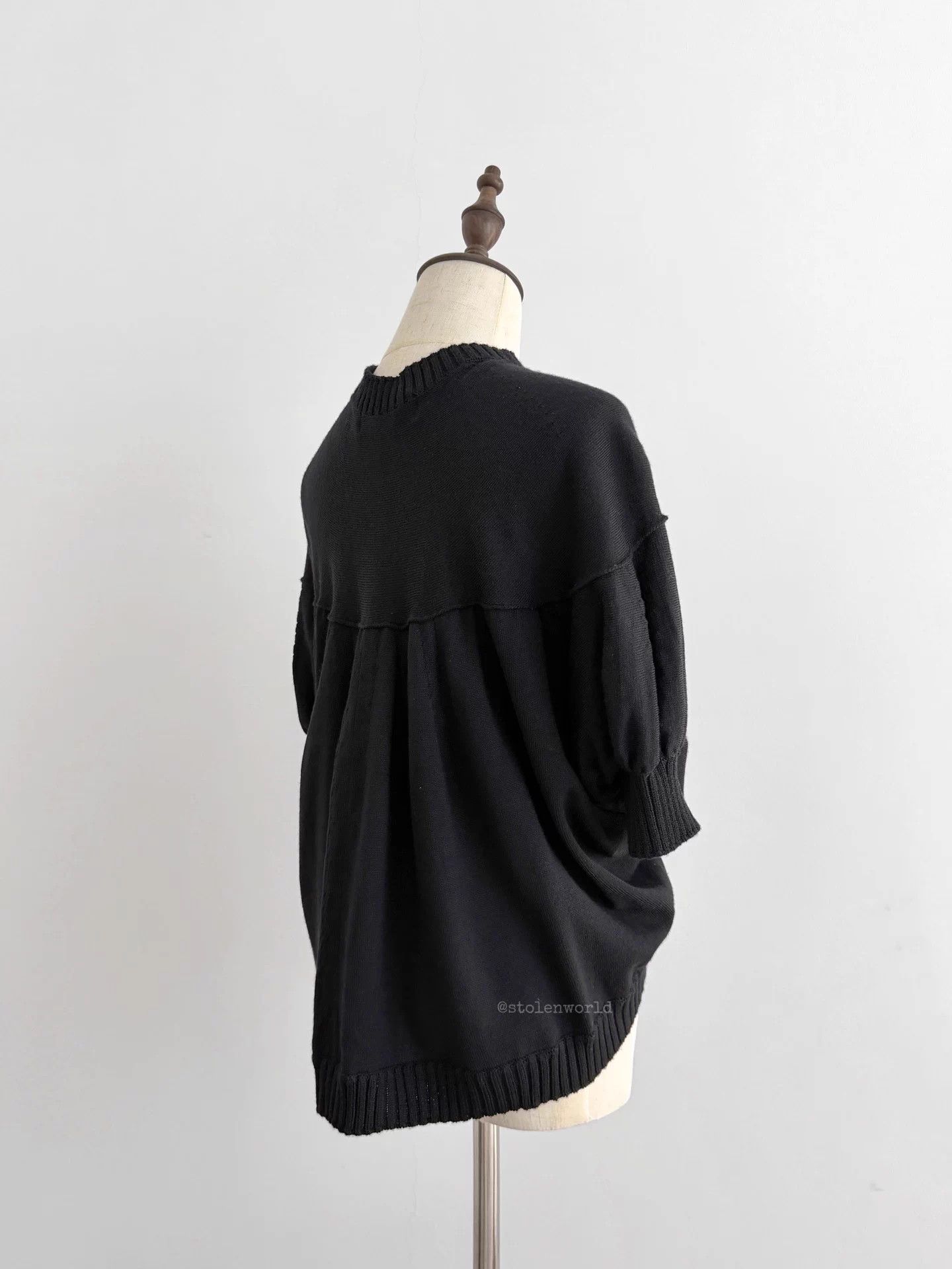 Comme des Garcons Comme des Garçons Bubble Cocoon Pure Wool Cardigan Size ONE SIZE - 2 Thumbnail
