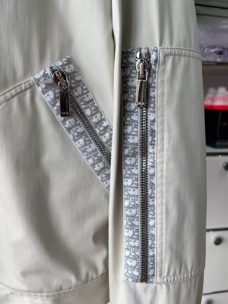 Dior Dior Beige old flower stitching jacket men's jacket 2501-Ne Size US S / EU 44-46 / 1 - 4 Thumbnail