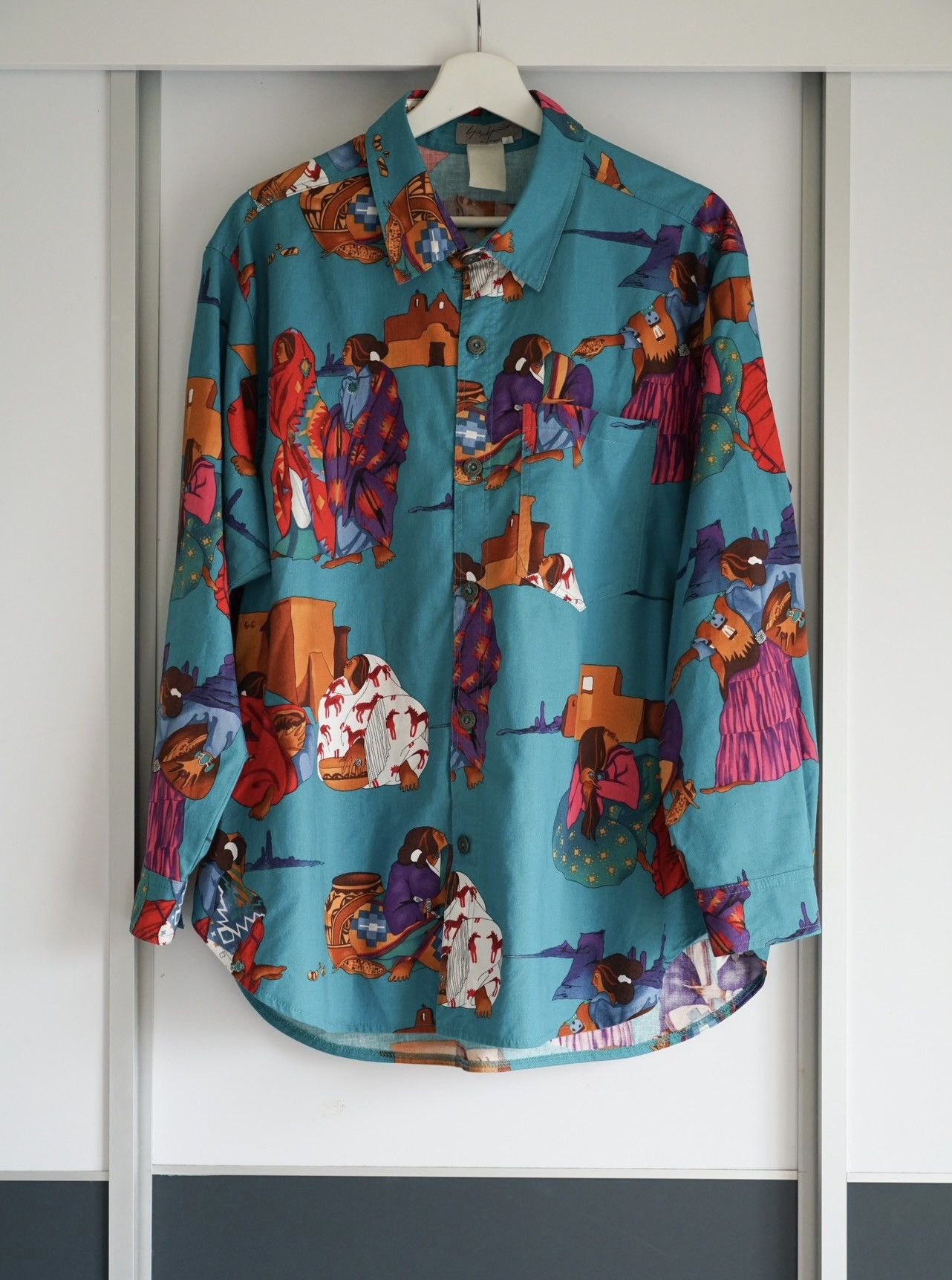 Yohji Yamamoto 04SS Native American Print Shirt