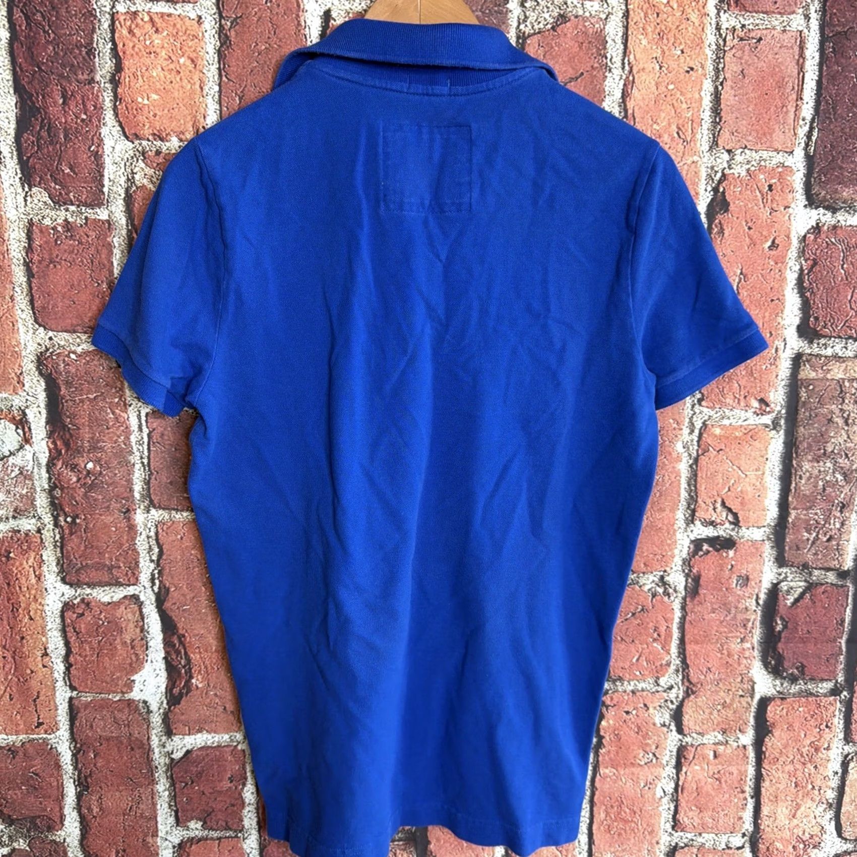 Abercrombie & Fitch Abercrombie & Fitch Polo Shirt Mens M Muscle Blue Y2K Vintage Slim Short Sleeve Button Logo Embroidered Classic 2000s Hipster Size US M / EU 48-50 / 2 - 3 Thumbnail