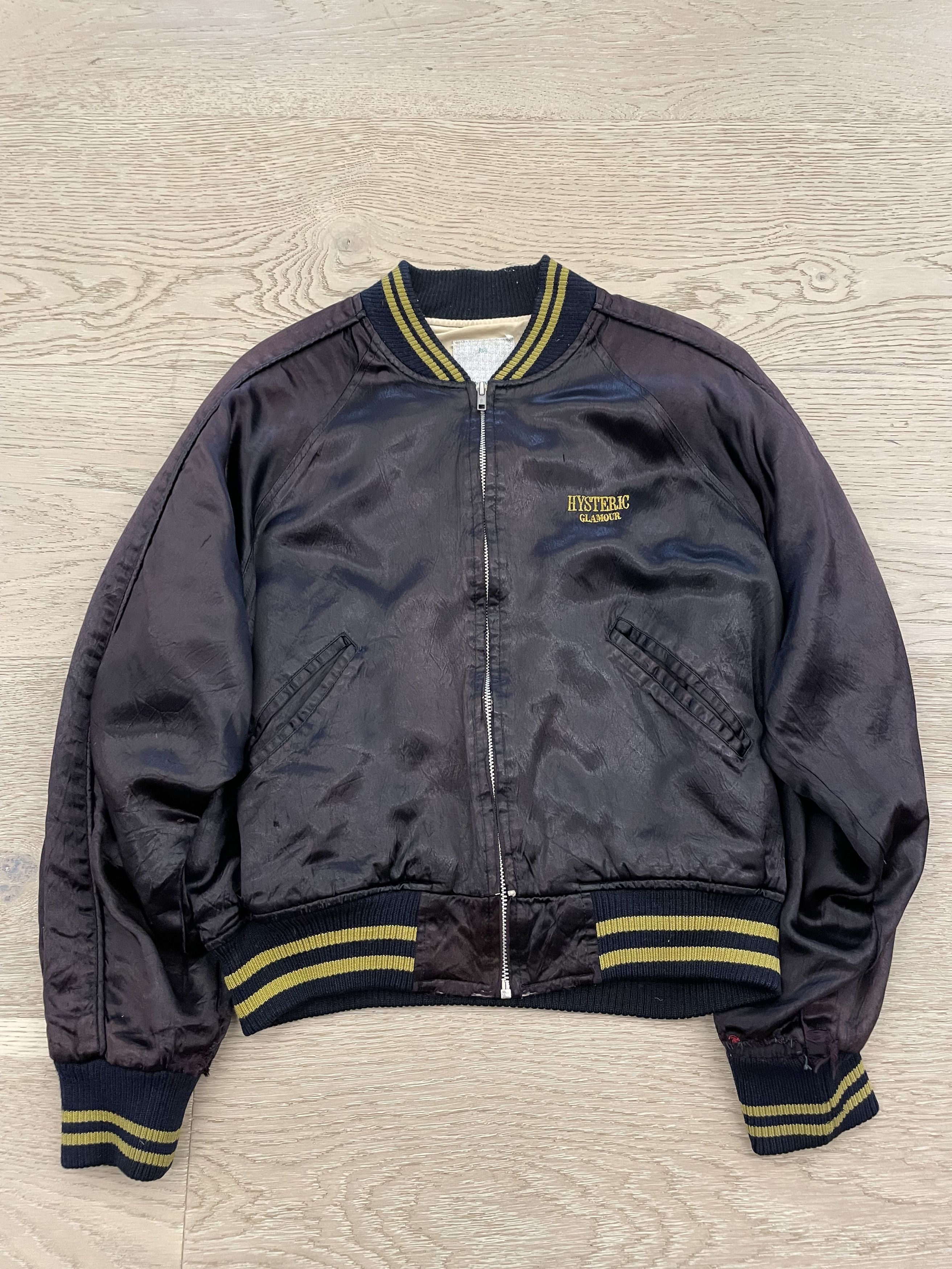 Hysteric Glamour hysteric glamour black bomber jacket | Grailed