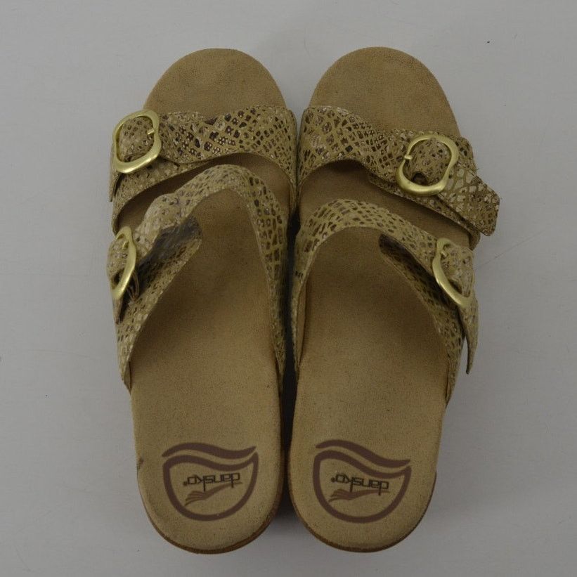 Dansko Dansko Sophie Snake Print Sandals Size 38 Sz 7.5 - 8 Chunky Size US 7.5 / IT 37.5 - 10 Thumbnail
