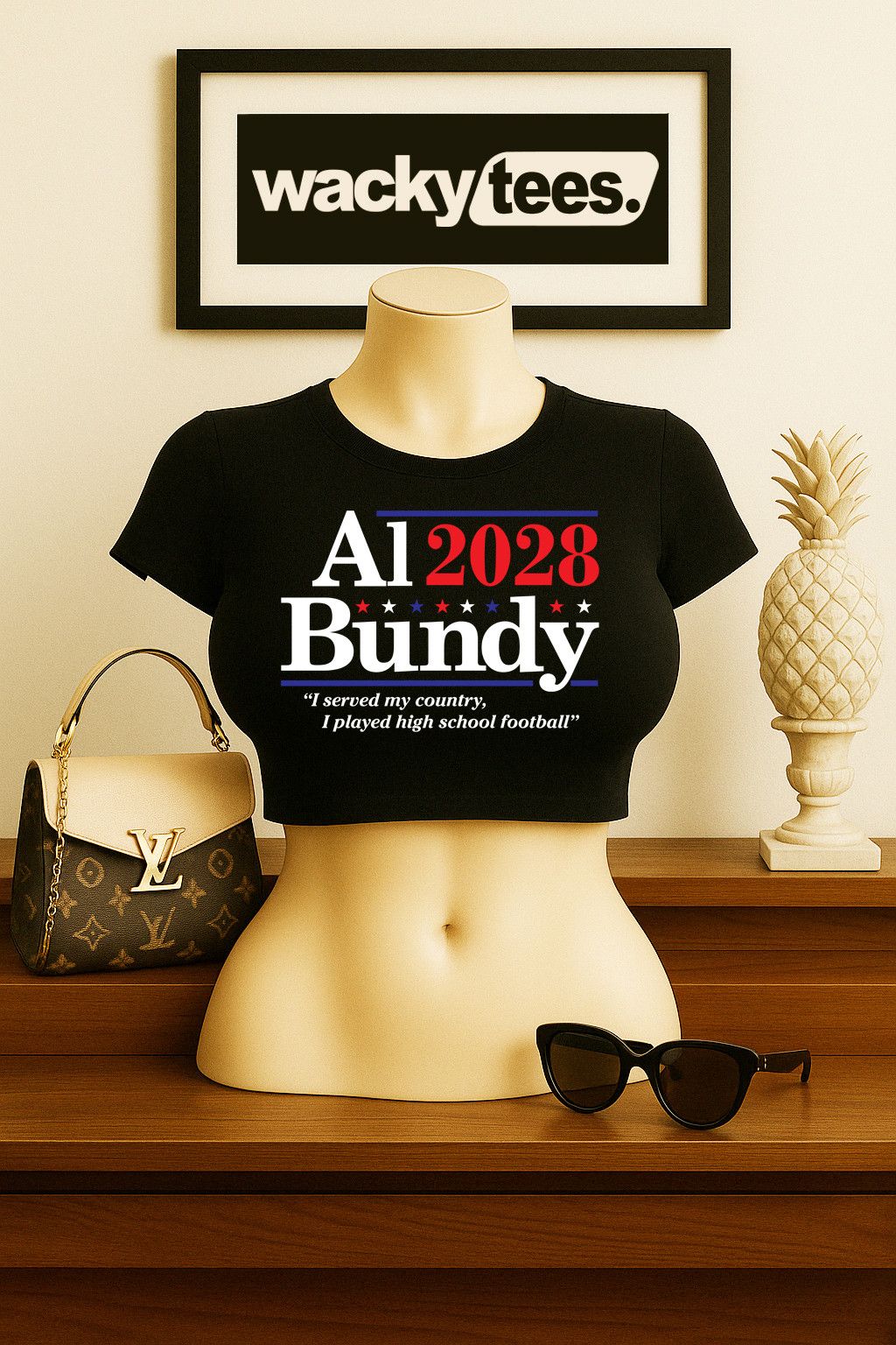 Other Al Bundy 2028 Campaign Parody Married with Tee Shirt Size US S / EU 44-46 / 1 - 6 Thumbnail