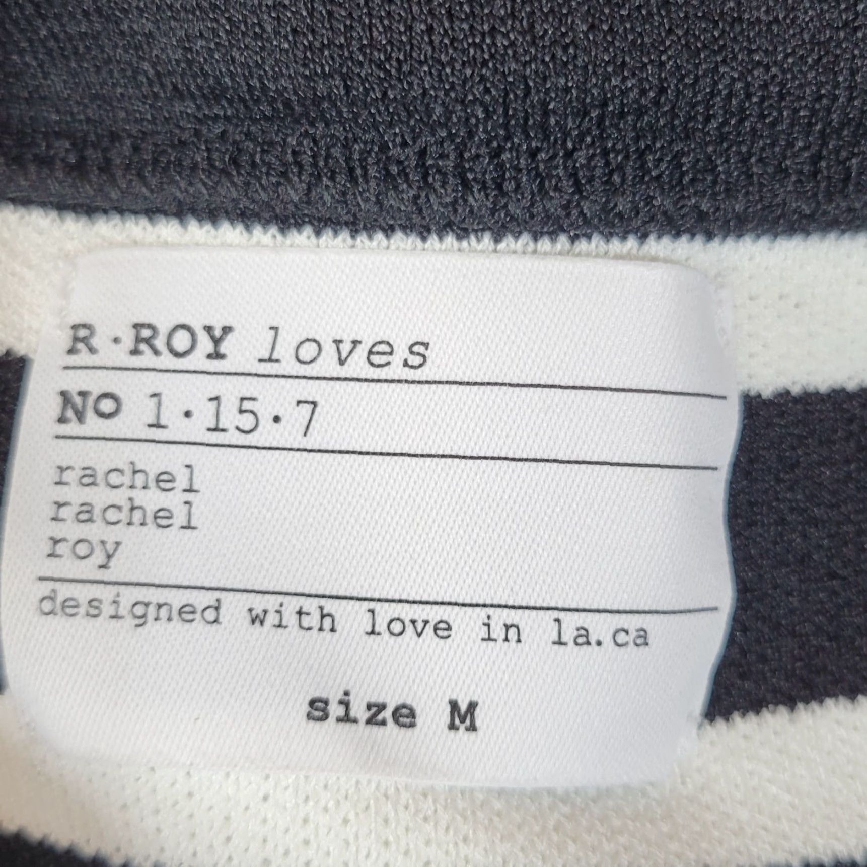 Vintage Rachel Roy Loves Knit Pencil Skirt Striped Black White Size M Womens Pencil Skirt Knit Striped 26.5 Knee Length M Womens Size 32" / US 10 / IT 46 - 4 Thumbnail
