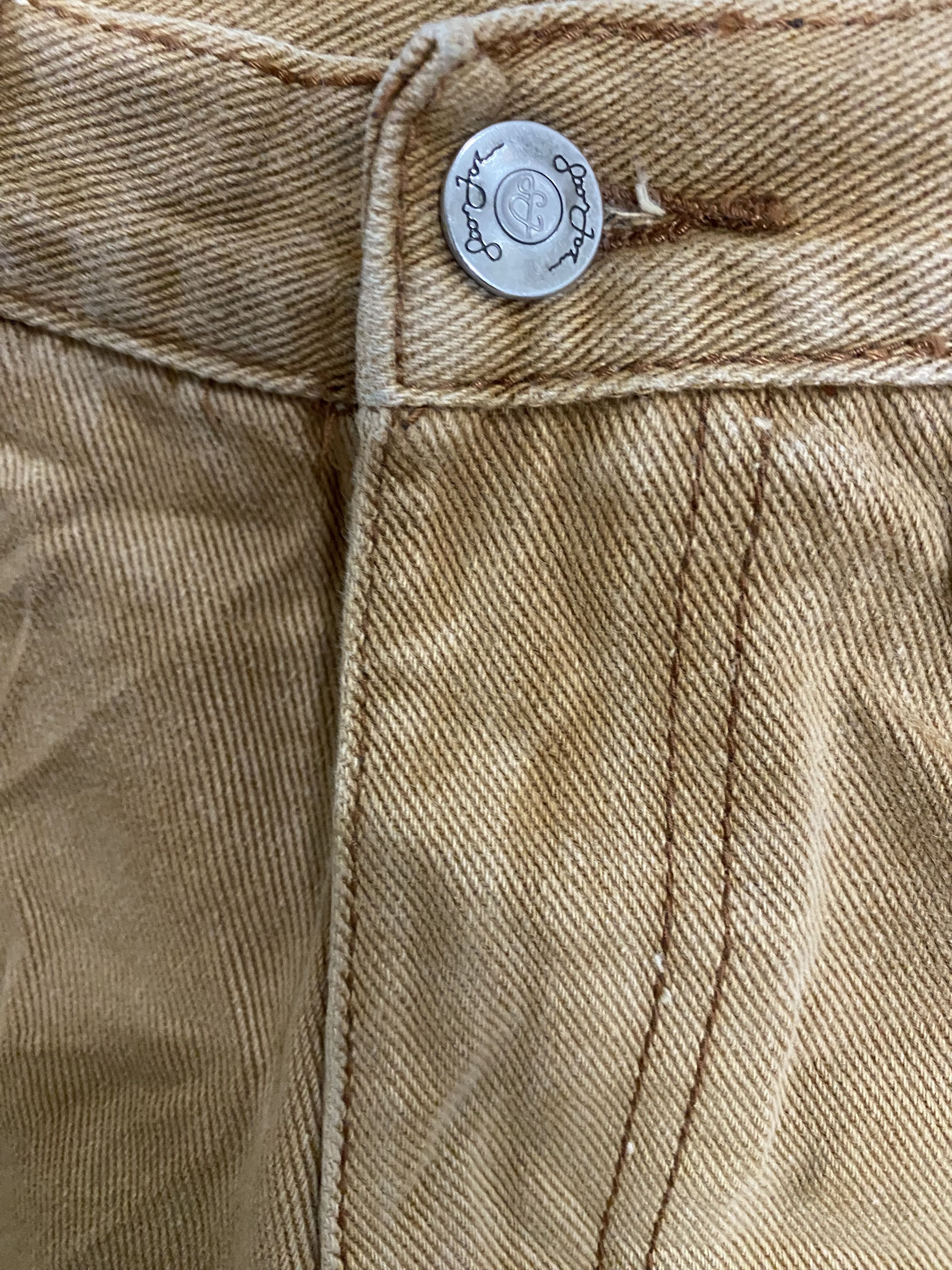 Japanese Brand × Sean John Loose Y2K Sean John Sunfaded Duck Denim Size US 31 - 3 Thumbnail