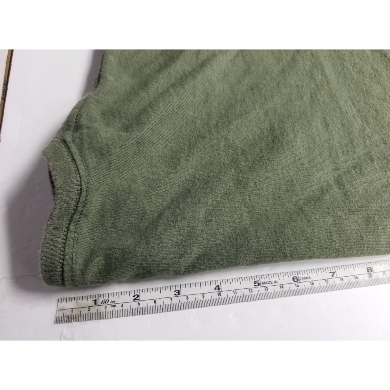 Levi's Levi's Men's T-Shirt Green Logo Long Sleeve Crew Neck XL Classic Fit Shirt Graphic Print Size US XL / EU 56 / 4 - 5 Thumbnail