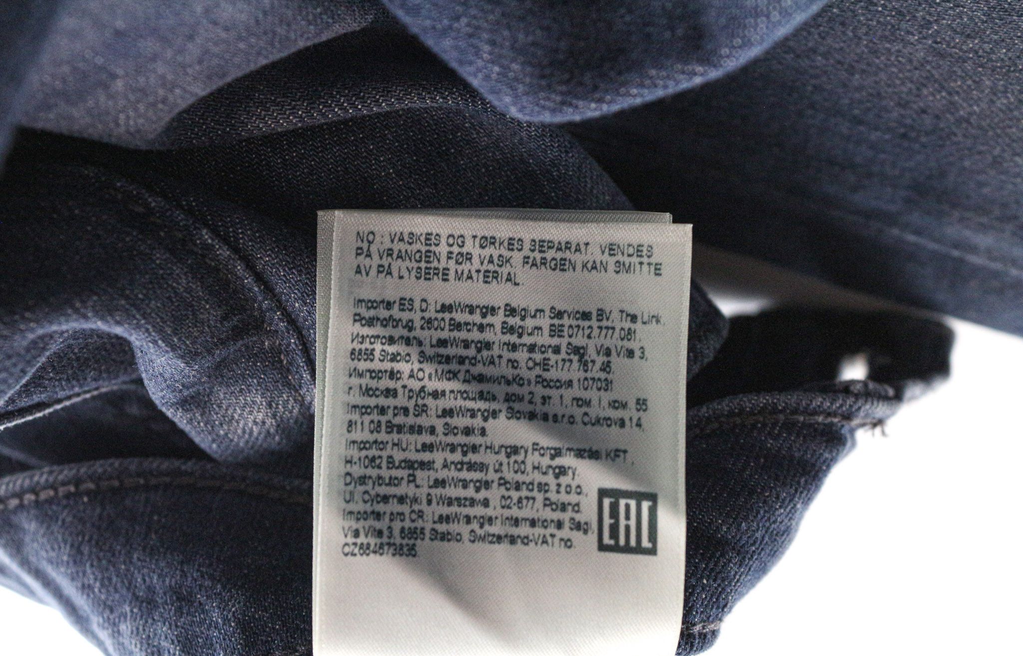 Lee LUKE W28/L32 Dark Blue Slim Stretch Jeans 74364 Size US 28 / EU 44 - 8 Thumbnail