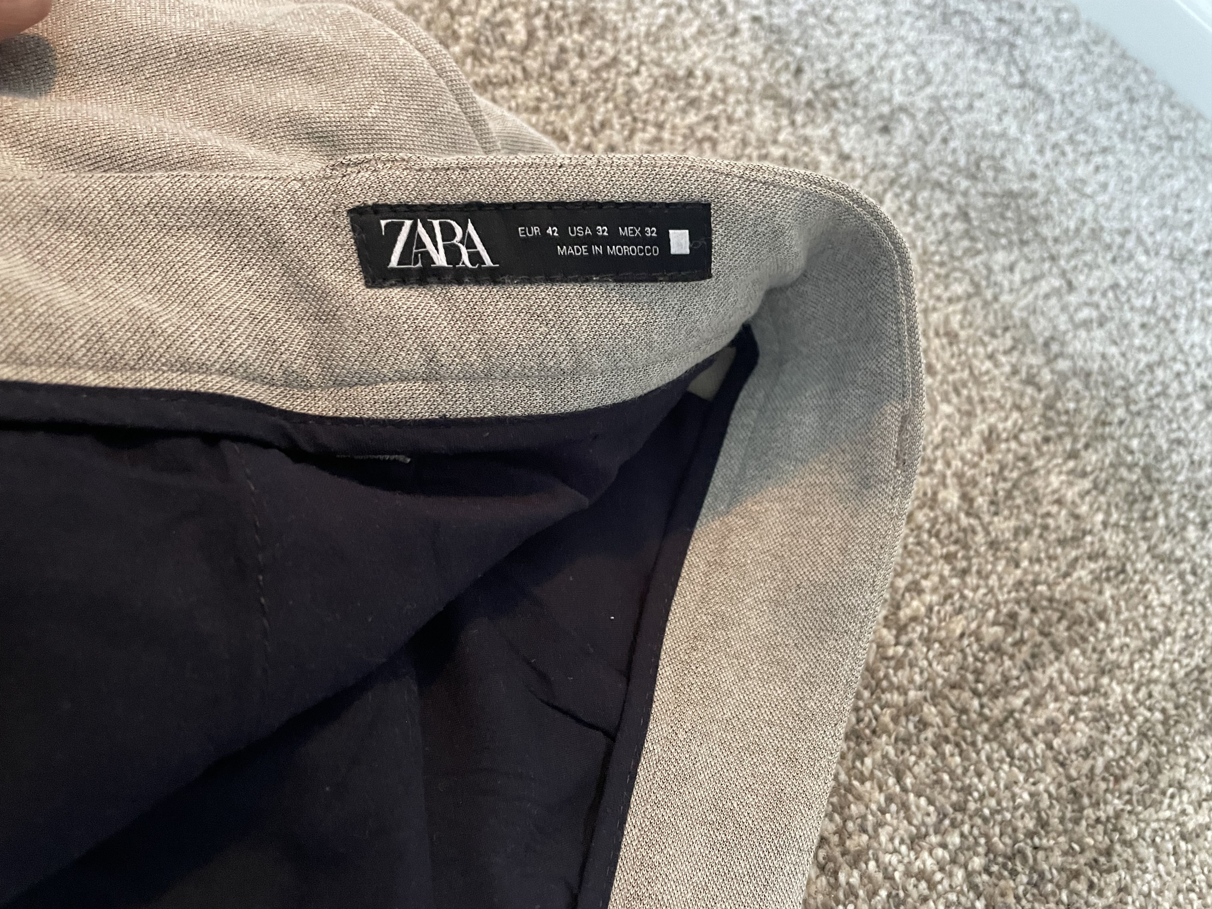 Zara Zara Beige Pants Size US 32 / EU 48 - 2 Thumbnail