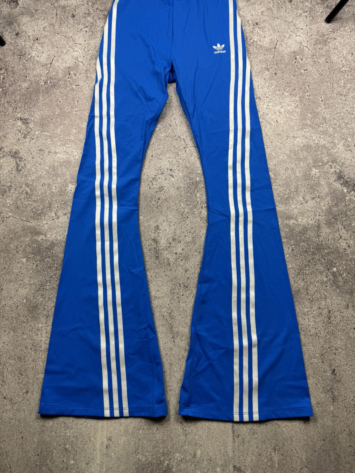 Adidas Crazy Vintage Adidas Flared Balenciaga Style Opium Pants XC Size 24" / US 00 / IT 34 - 2 Thumbnail