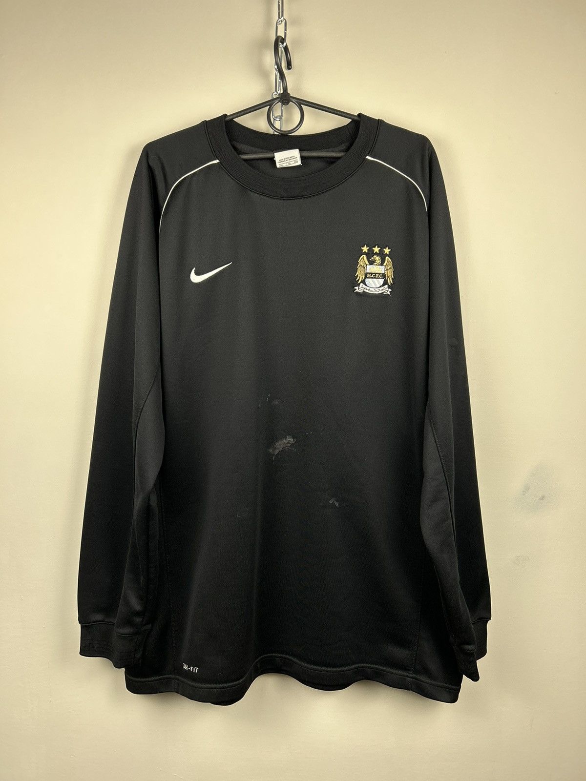 Vintage Vintage 00s Nike Manchester City Sweatshirt Jersey Size US XXL / EU 58 / 5 - 1 Thumbnail