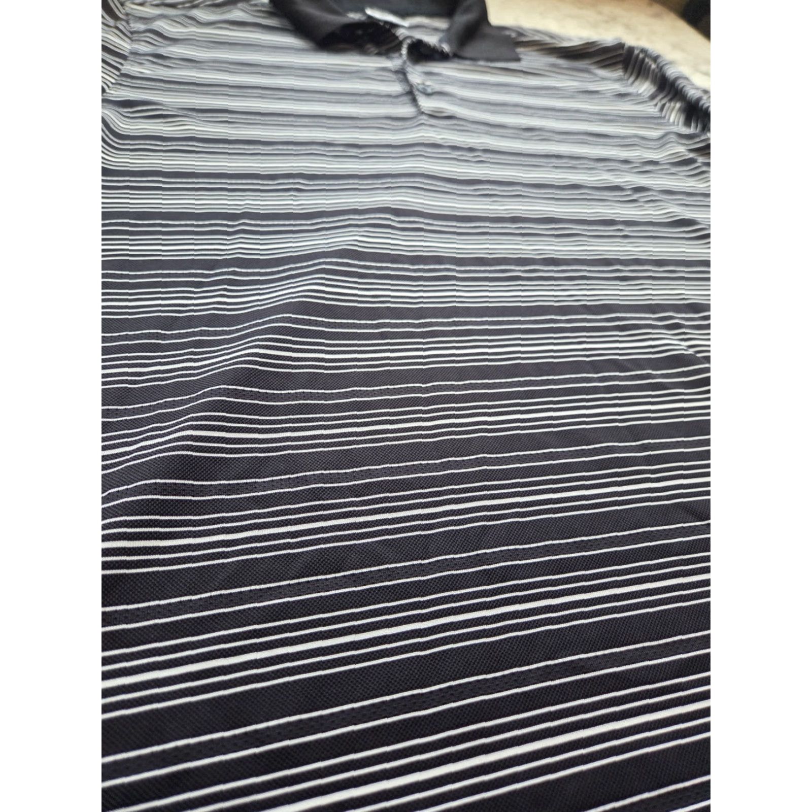 Nike Nike Golf Polo Shirt Men M Black White Striped Dri-FIT Short Sleeve Shirt Size US M / EU 48-50 / 2 - 2 Thumbnail