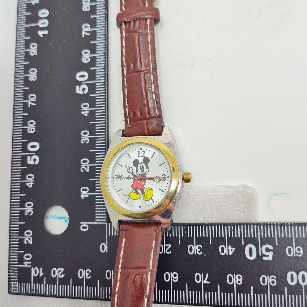 Disney Disney Mickey Mouse Analog Watch Silver/Gold Face Size ONE SIZE - 9 Thumbnail