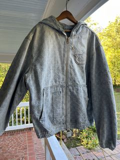 Louis Vuitton NBA Monogram Denim Zip Up Jacket