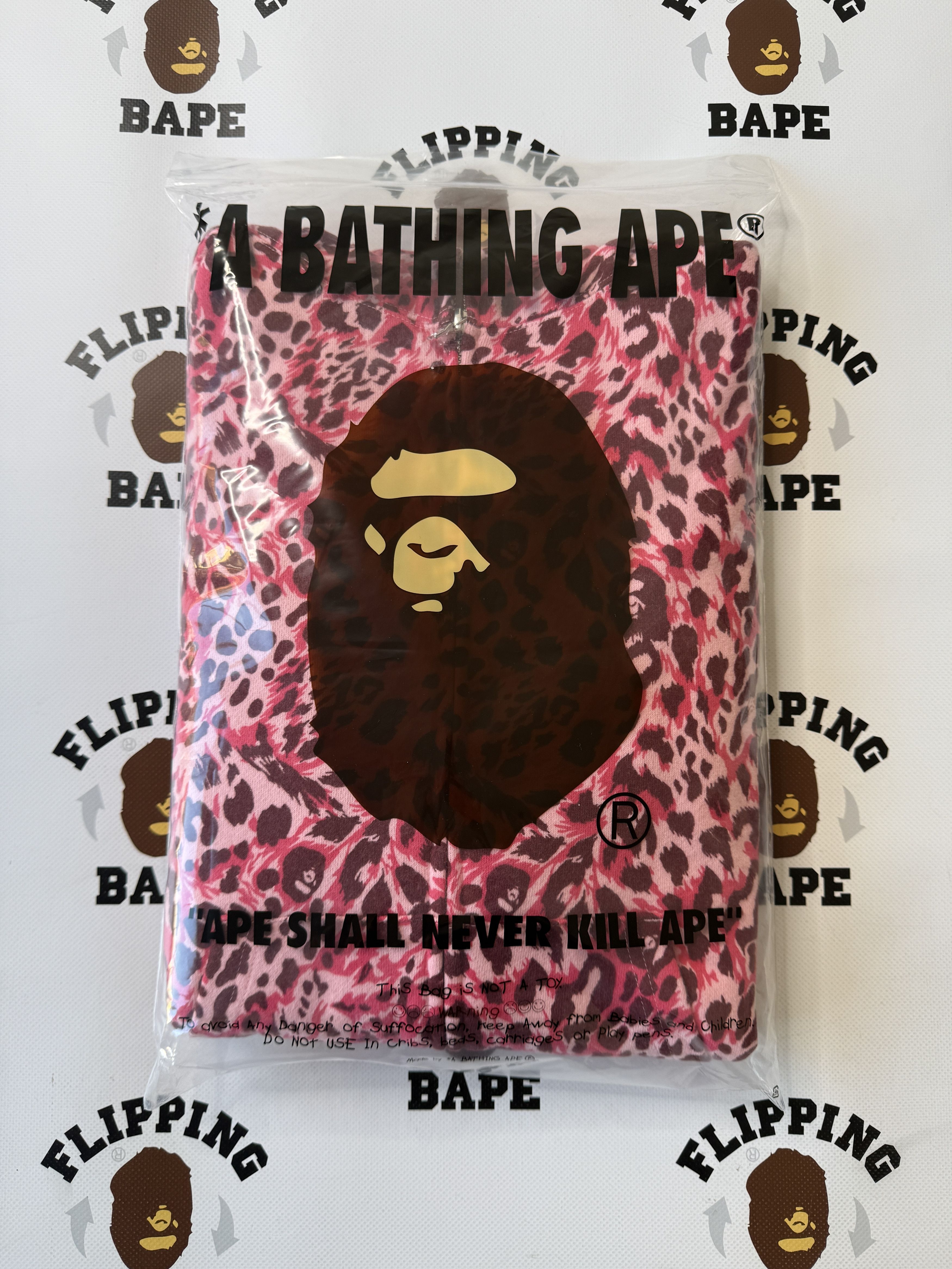 Bape BAPE WILD LEOPARD PATTERN MILO SHARK FULL ZIP HOODIE Size M / US 6-8 / IT 42-44 - 19 Thumbnail