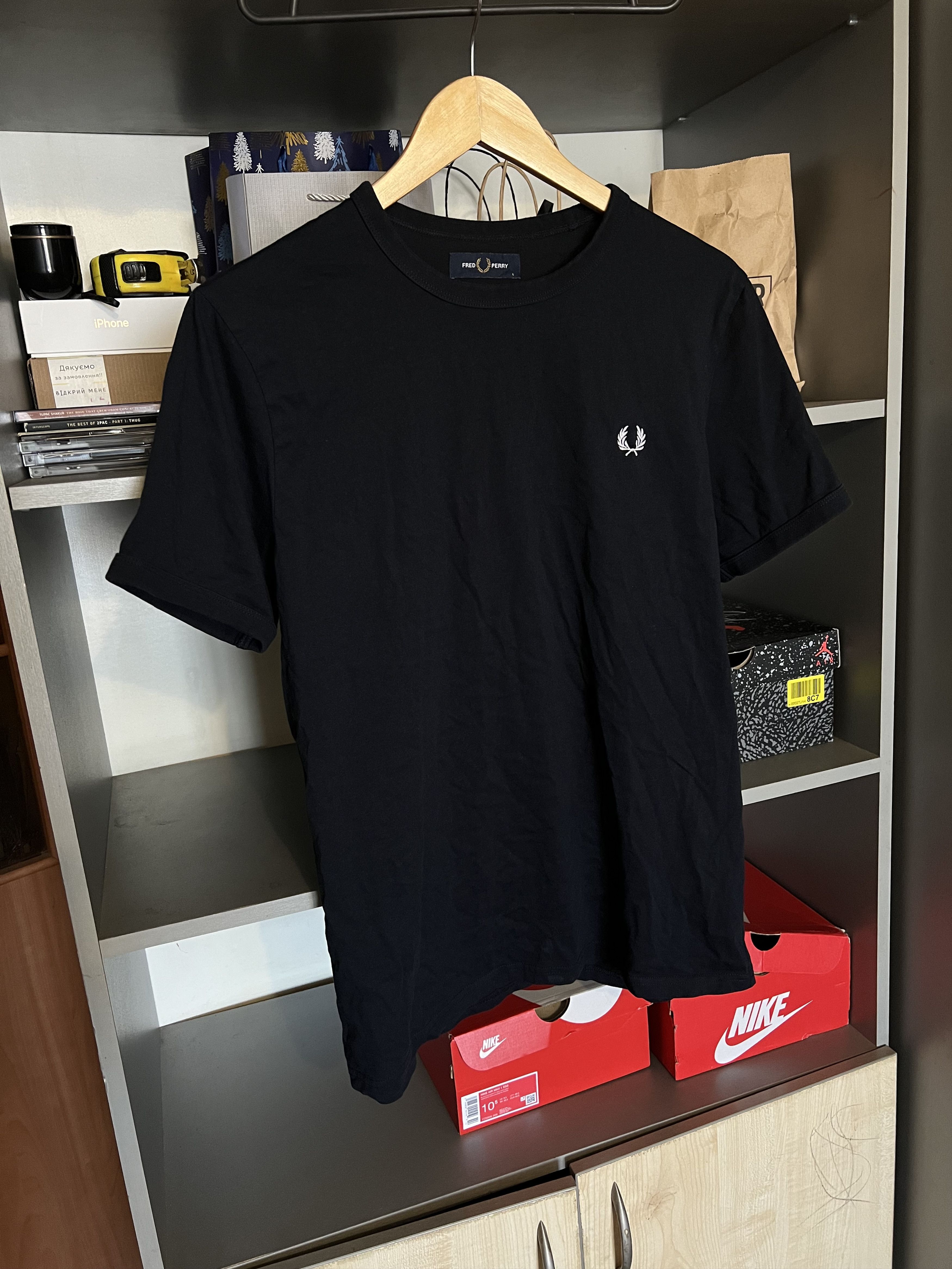 Fred Perry Vintage Fred Perry Classic Designer Casual T-shirt Y2K Size US L / EU 52-54 / 3 - 1 Thumbnail
