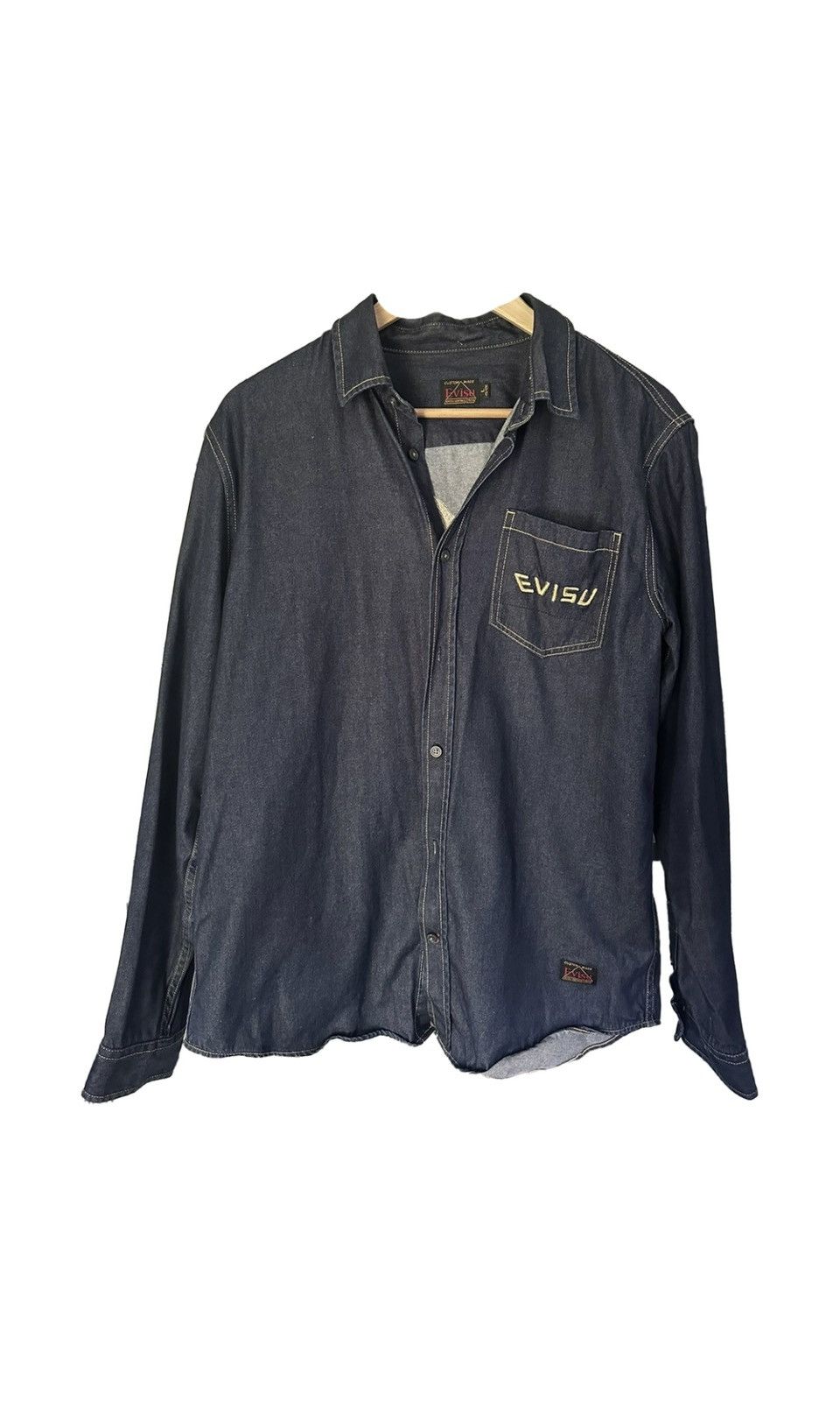 Evisu Evisu Daicock Denim Shirt Size US L / EU 52-54 / 3 - 1 Thumbnail