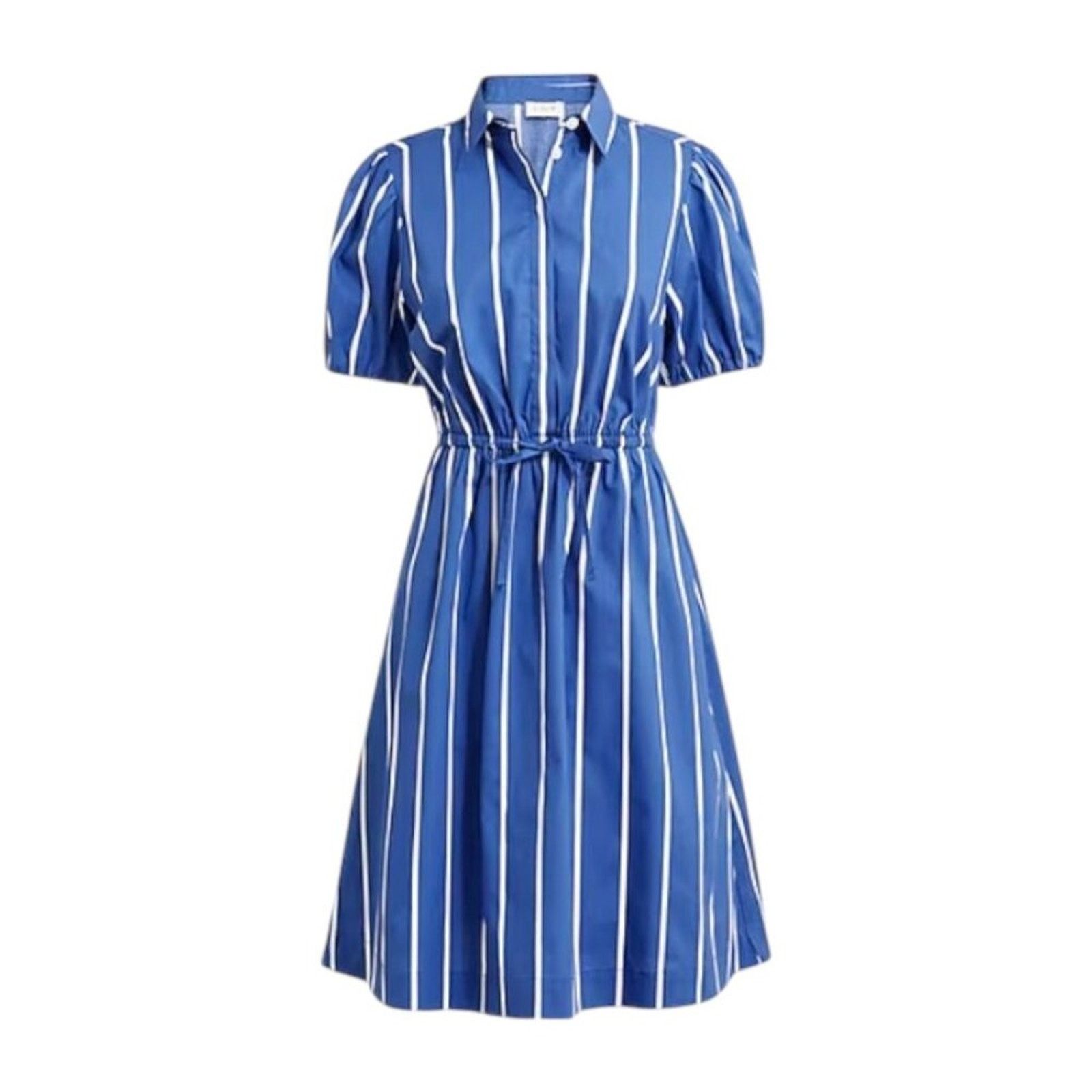 J.Crew J. Crew Factory Short Sleeve Tie Waist Dress Sz 12 NWT $118 Size XL / US 12-14 / IT 48-50 - 1 Thumbnail