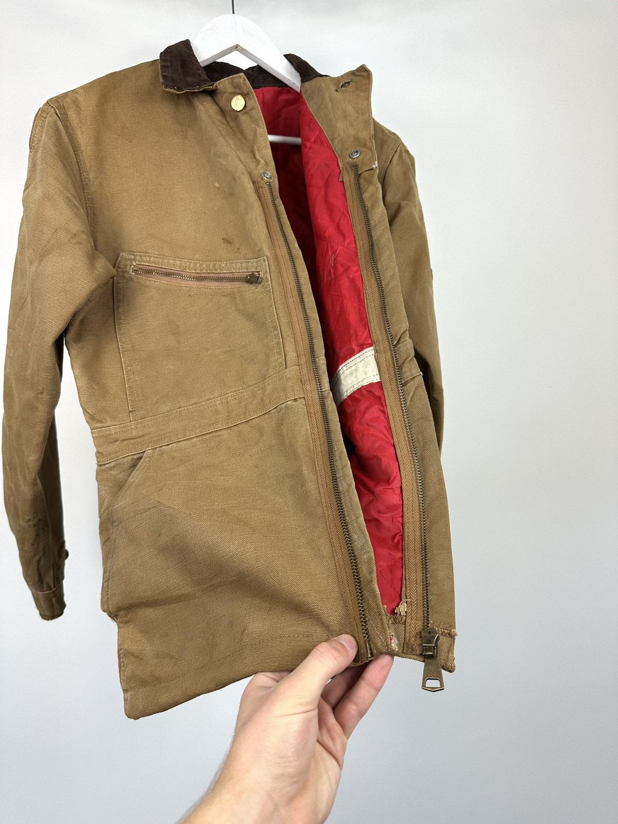 Carhartt Vintage 70s Carhartt USA Rare Utility Arctic Detroit Jacket Size US S / EU 44-46 / 1 - 17 Thumbnail