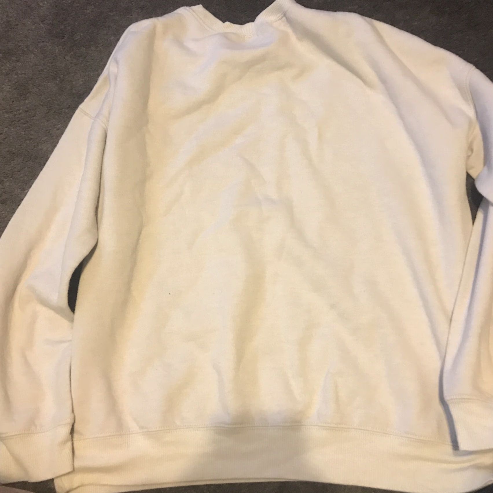 Disney Disney Sweater Womens S Beige Mickey Mouse Graphic Pullover Crew Neck Fleece Logo Pullover Size S / US 4 / IT 40 - 3 Thumbnail