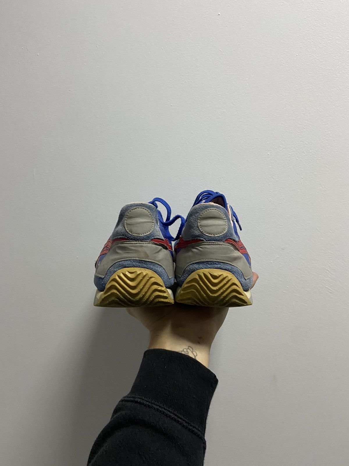 Asics × Vintage Asics Onitsuka Tiger Vintage Sneakers Low Top stripe Size US 12.5 / EU 45-46 - 4 Thumbnail