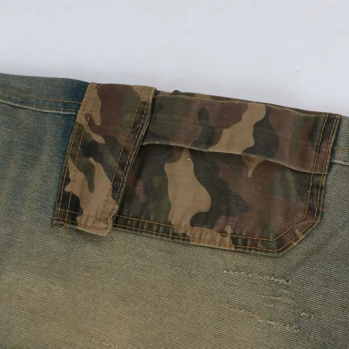 Other Cargo Khaki Camouflage Loose Streetwear Outdoor Shorts Size US 32 / EU 48 - 4 Thumbnail